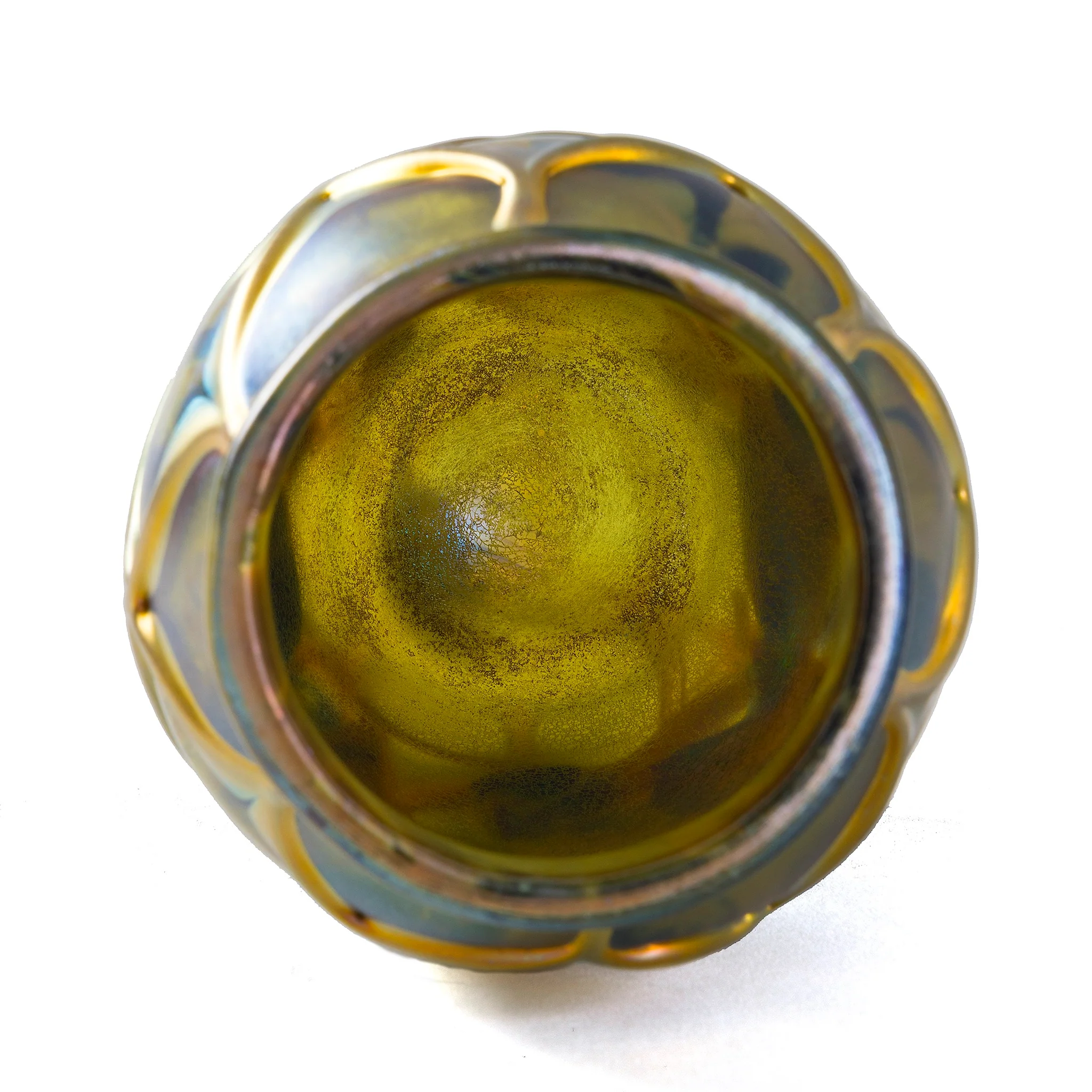 Tiffany Studios New York Decorated Beehive Paperweight Vase - Image 5