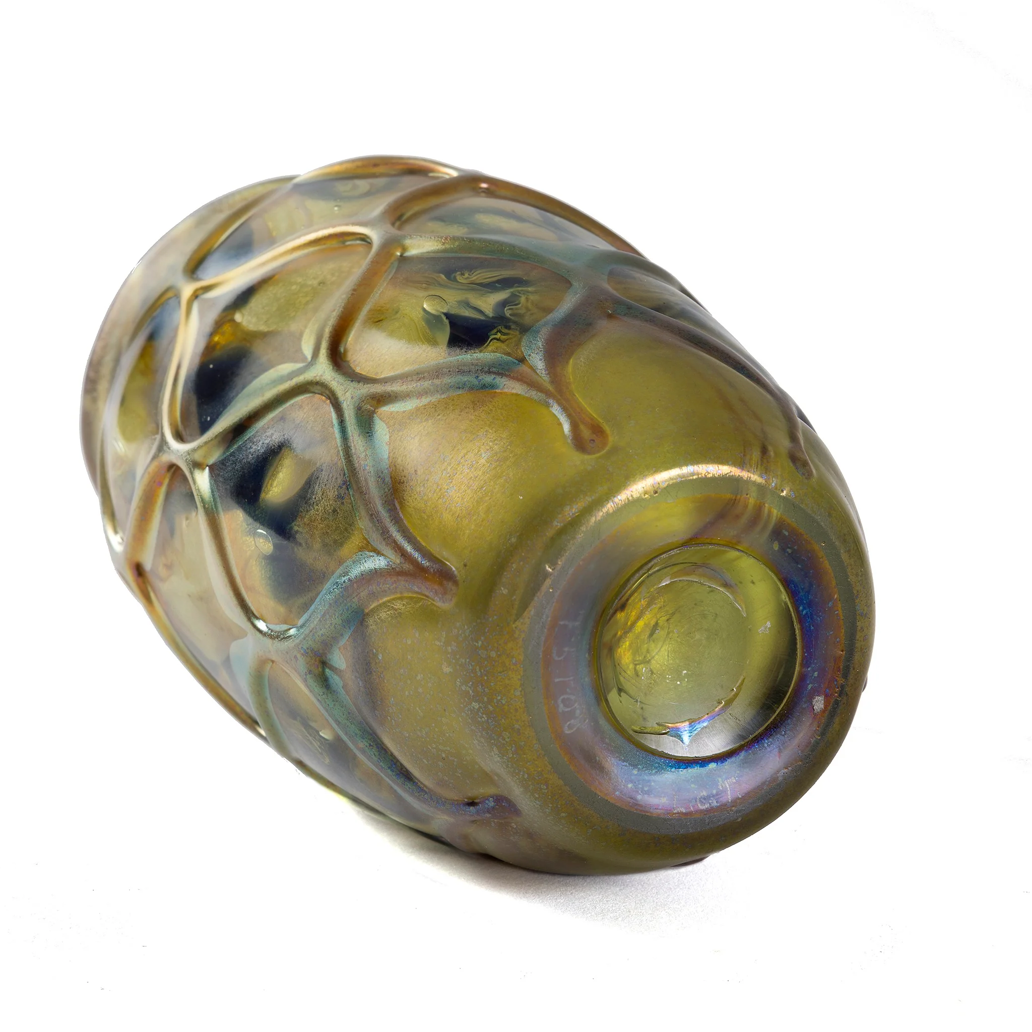 Tiffany Studios New York Decorated Beehive Paperweight Vase - Image 6