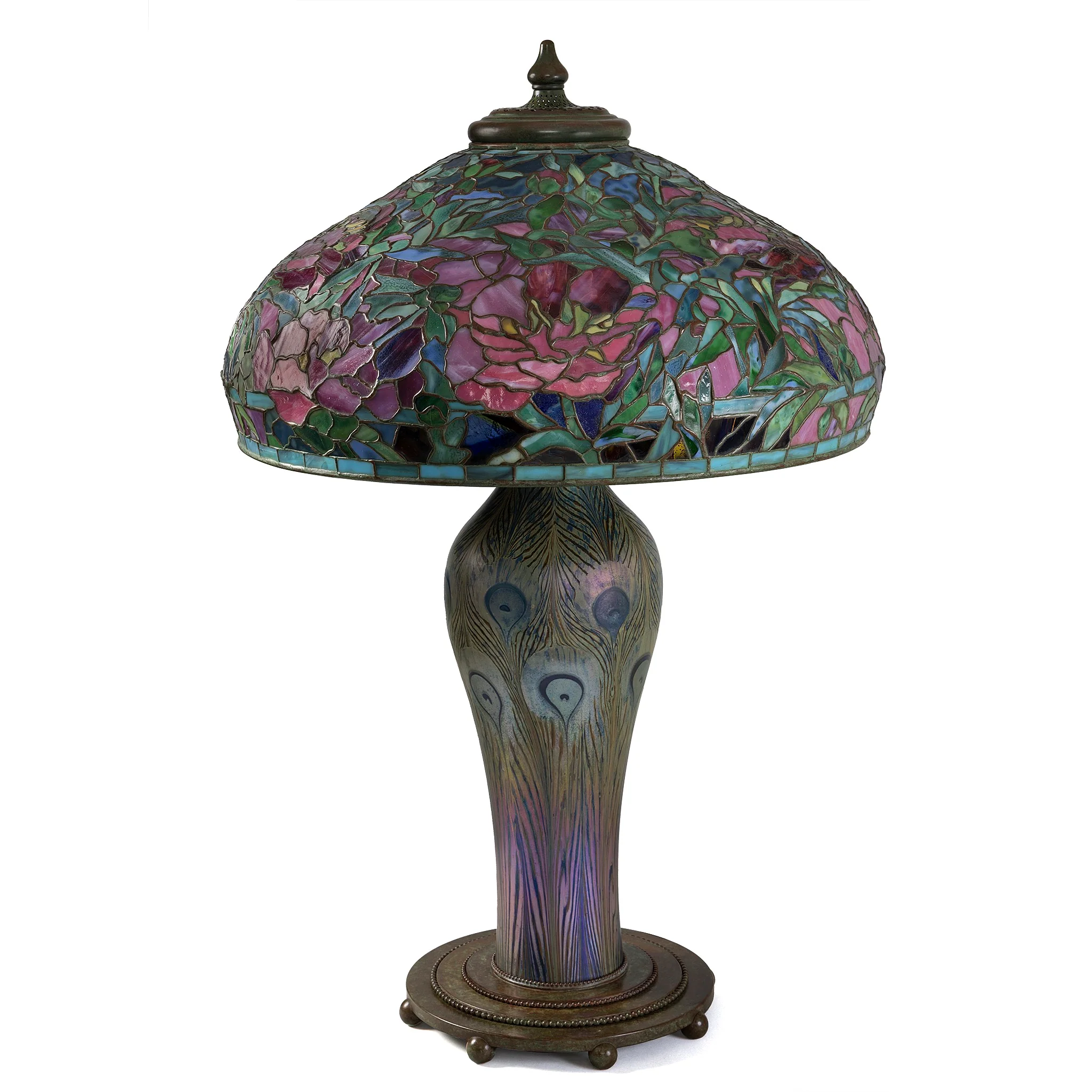 Tiffany Studios New York "Elaborate Peony" Table Lamp - Image 3