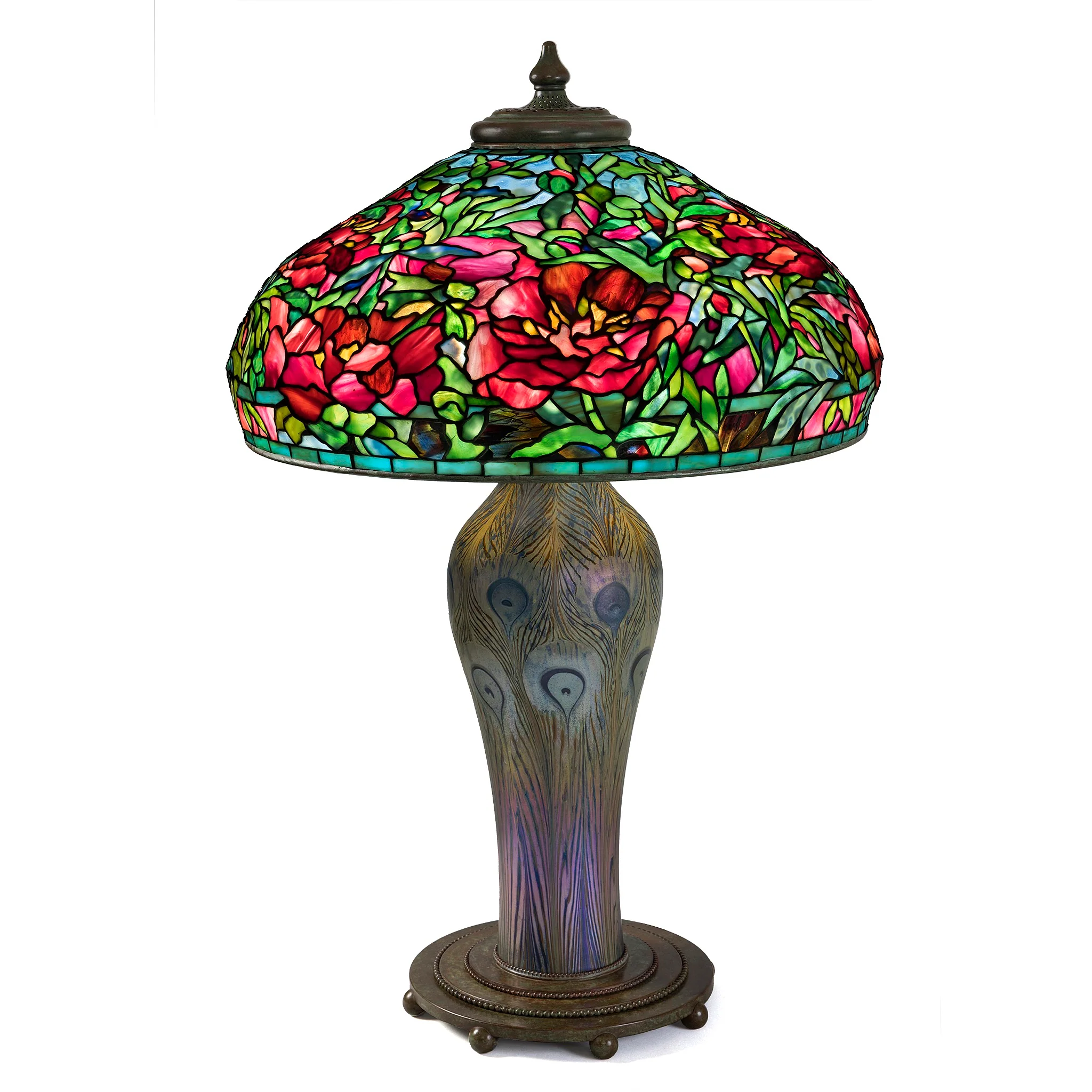 Tiffany Studios New York "Elaborate Peony" Table Lamp - Image 4