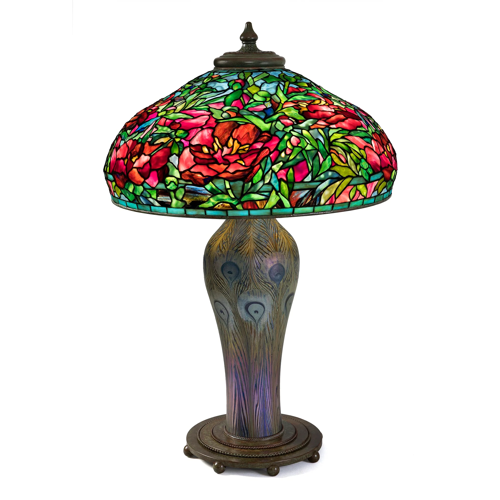 Tiffany Studios New York "Elaborate Peony" Table Lamp - Image 5