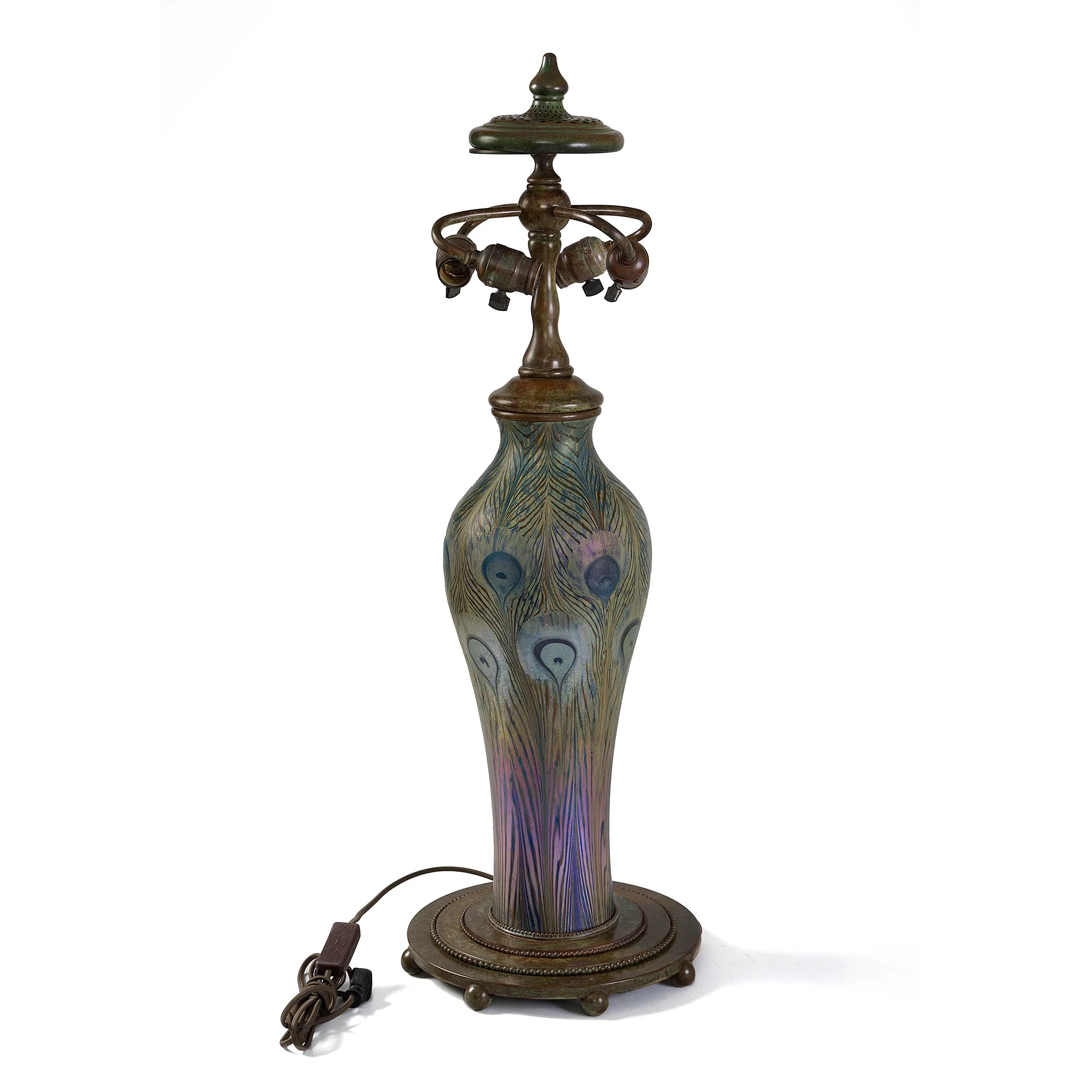Tiffany Studios New York "Elaborate Peony" Table Lamp - Image 6