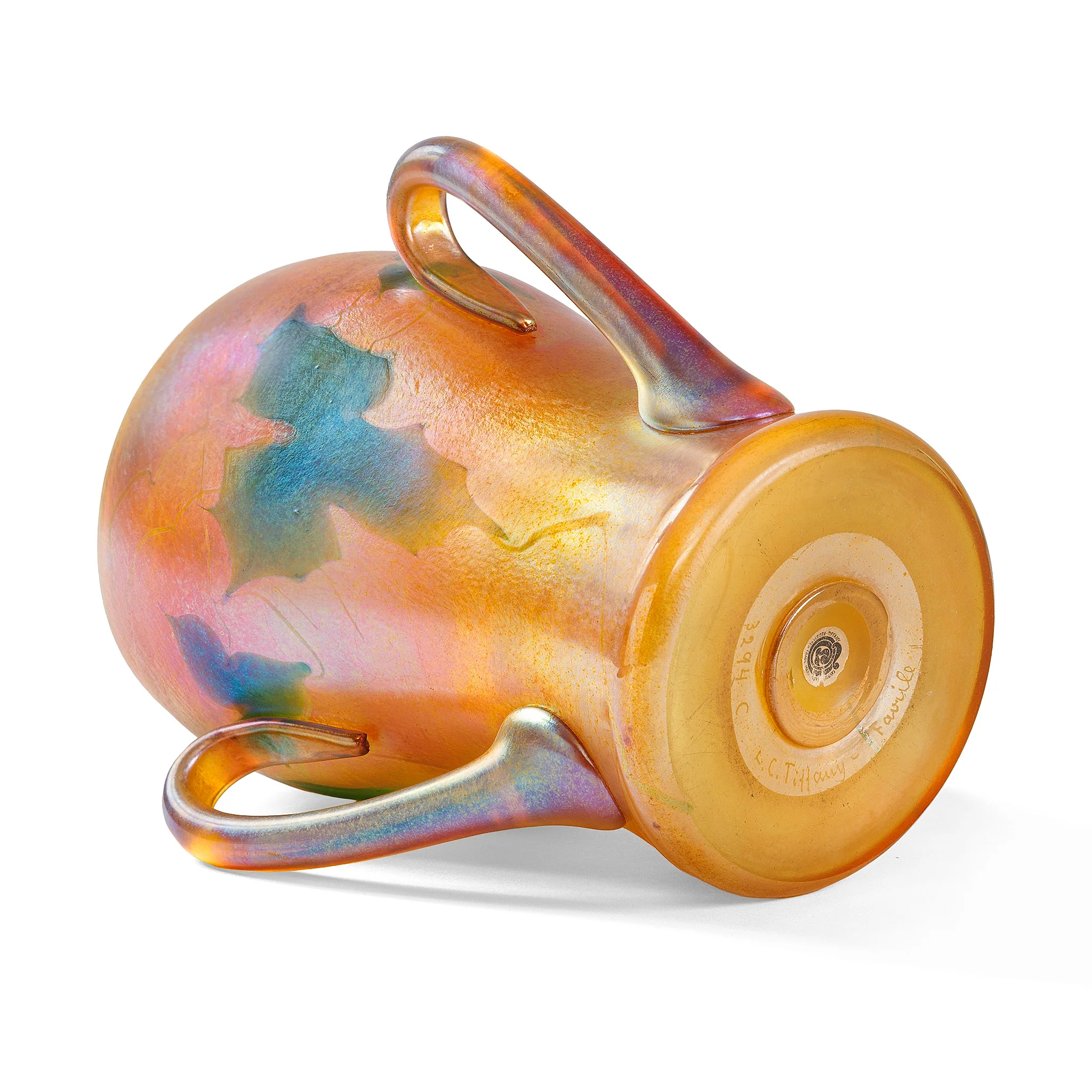 Tiffany Studios New York Favrile Glass Loving Cup - Image 6