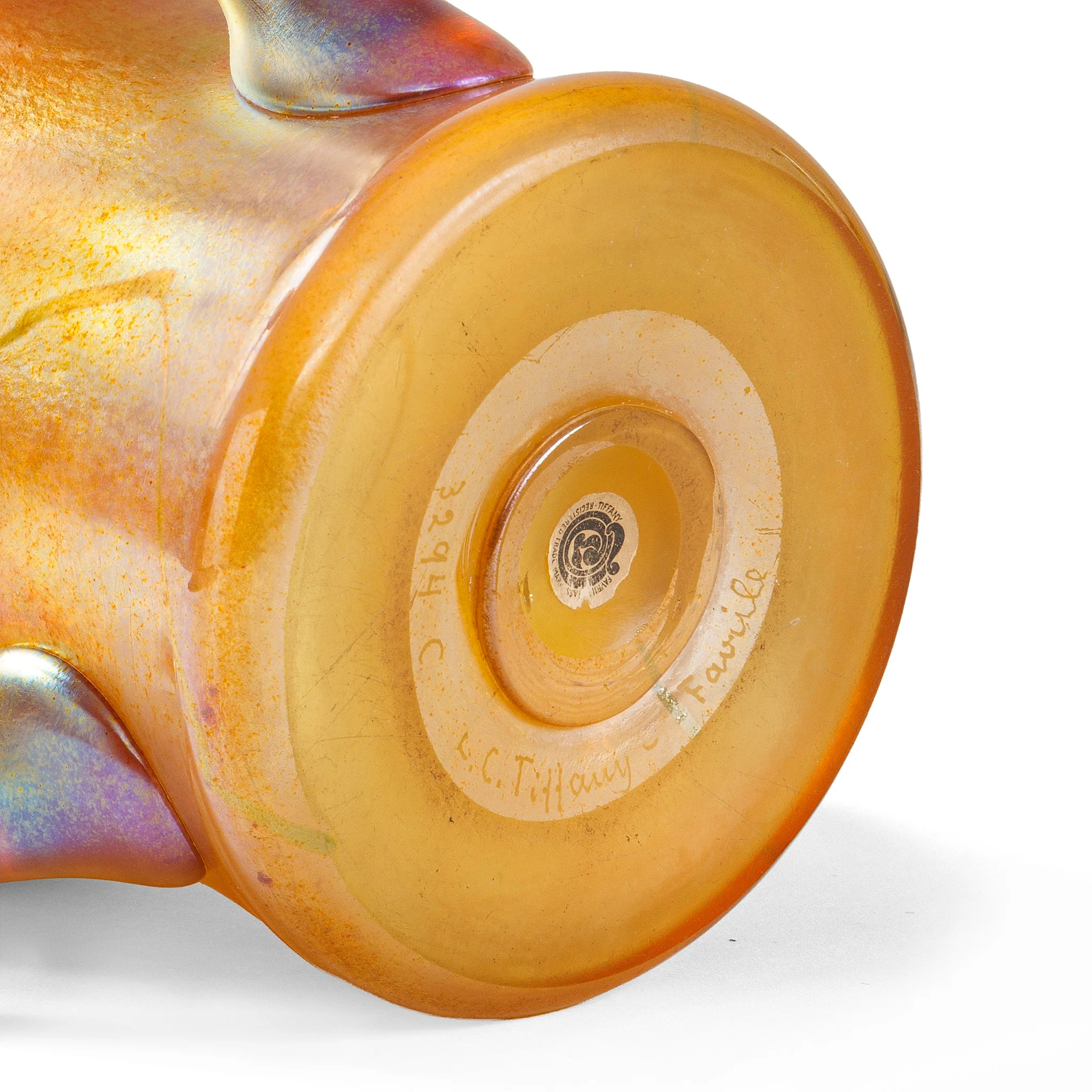 Tiffany Studios New York Favrile Glass Loving Cup - Image 7