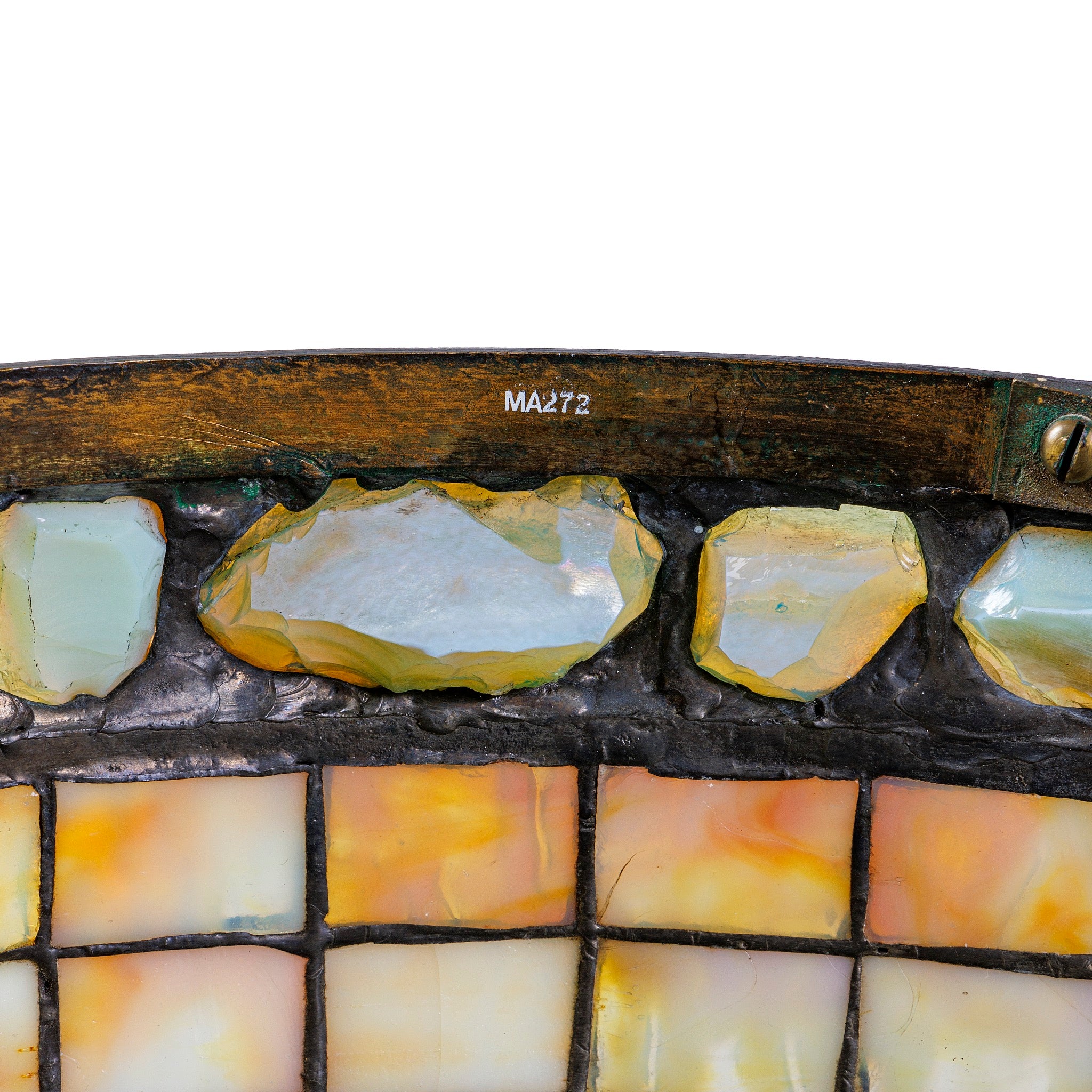 Tiffany Studios New York Geometric "Turteback Tile" Plafonnier - Image 6