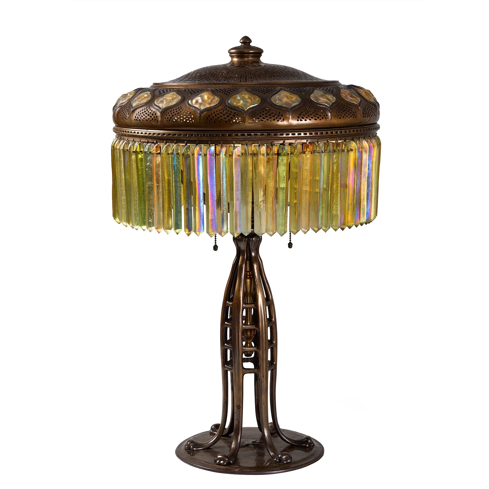Tiffany Studios New York "Jeweled Prism" Table Lamp - Image 3