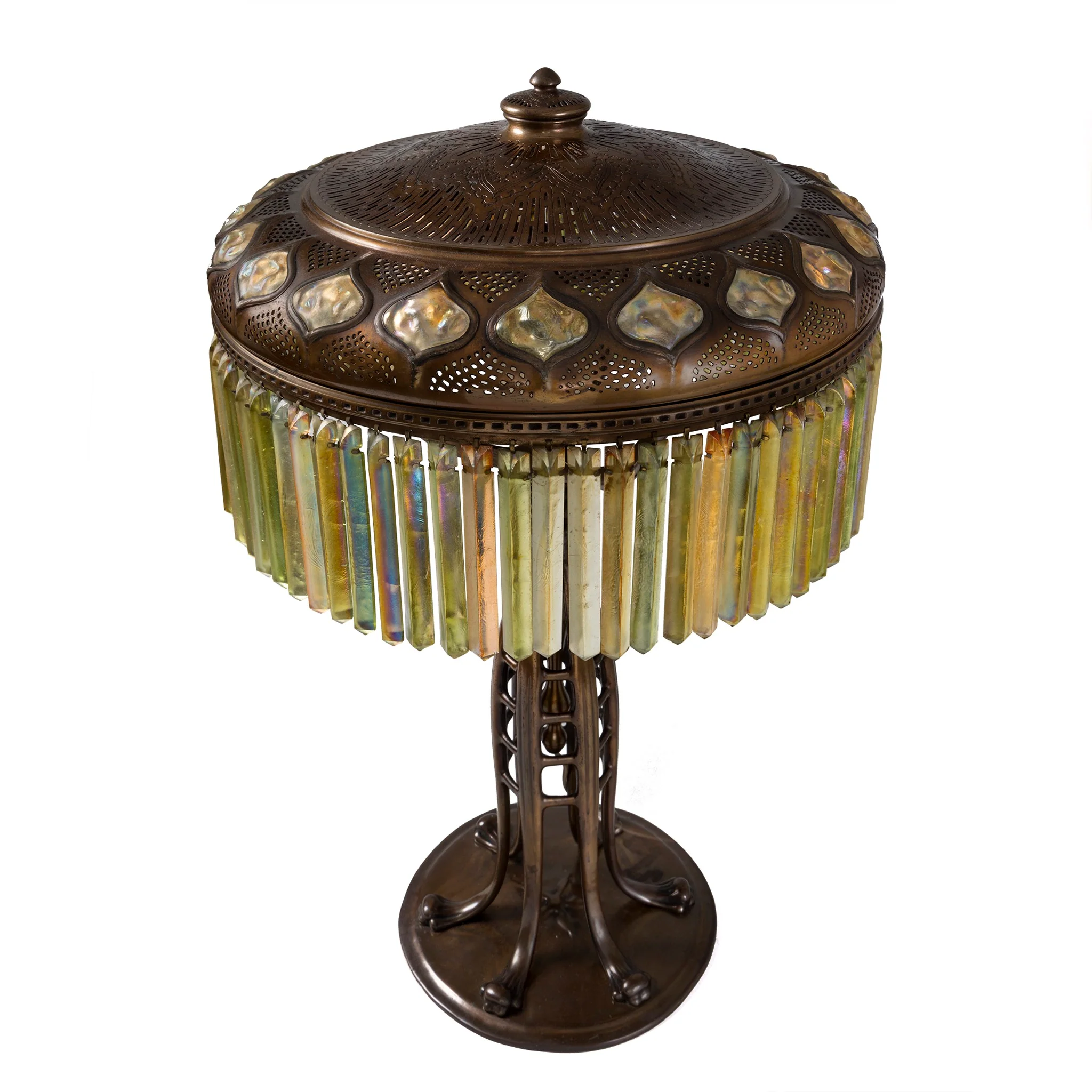 Tiffany Studios New York "Jeweled Prism" Table Lamp - Image 5
