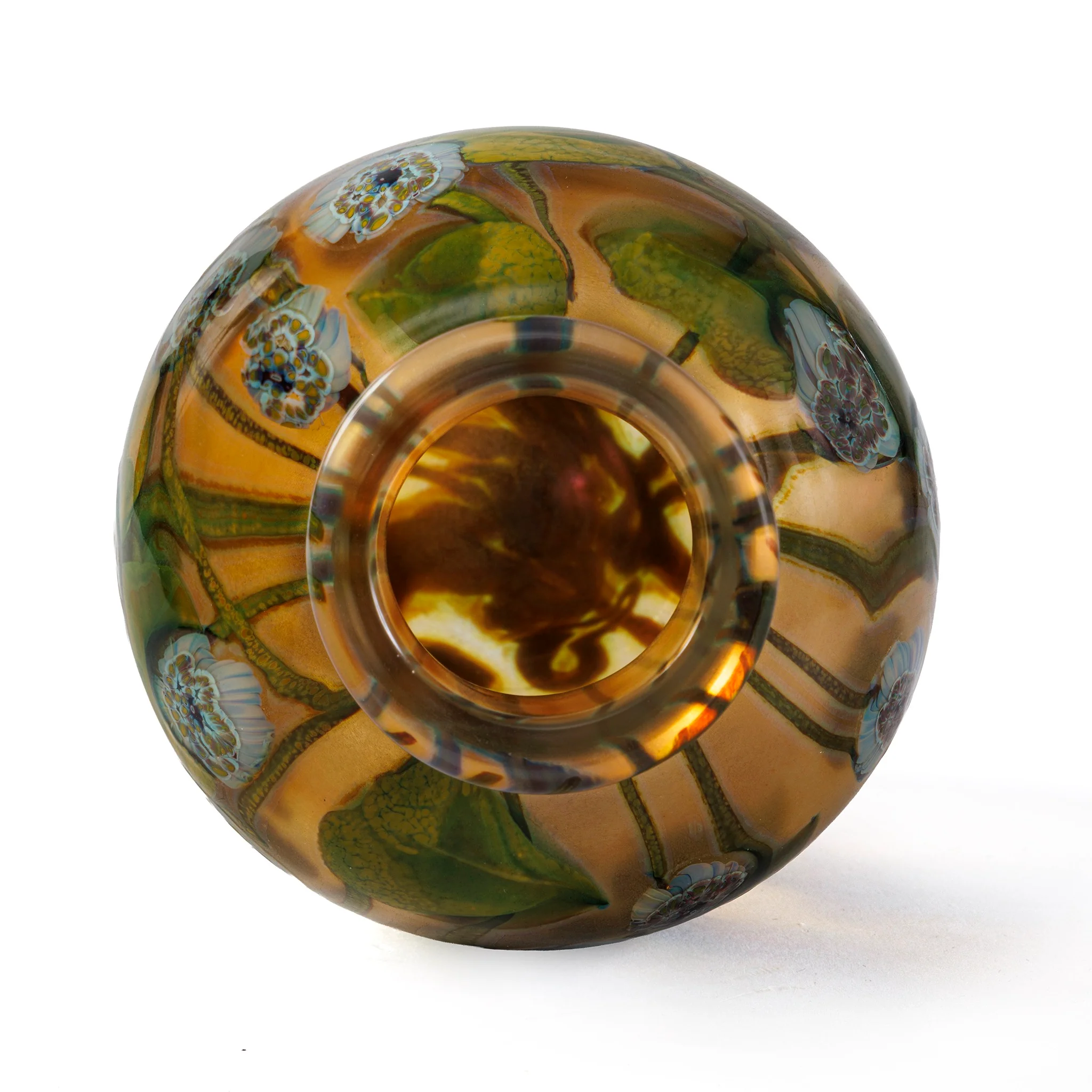 Tiffany Studios New York "Millefiori" Paperweight Favrile Glass Vase - Image 5