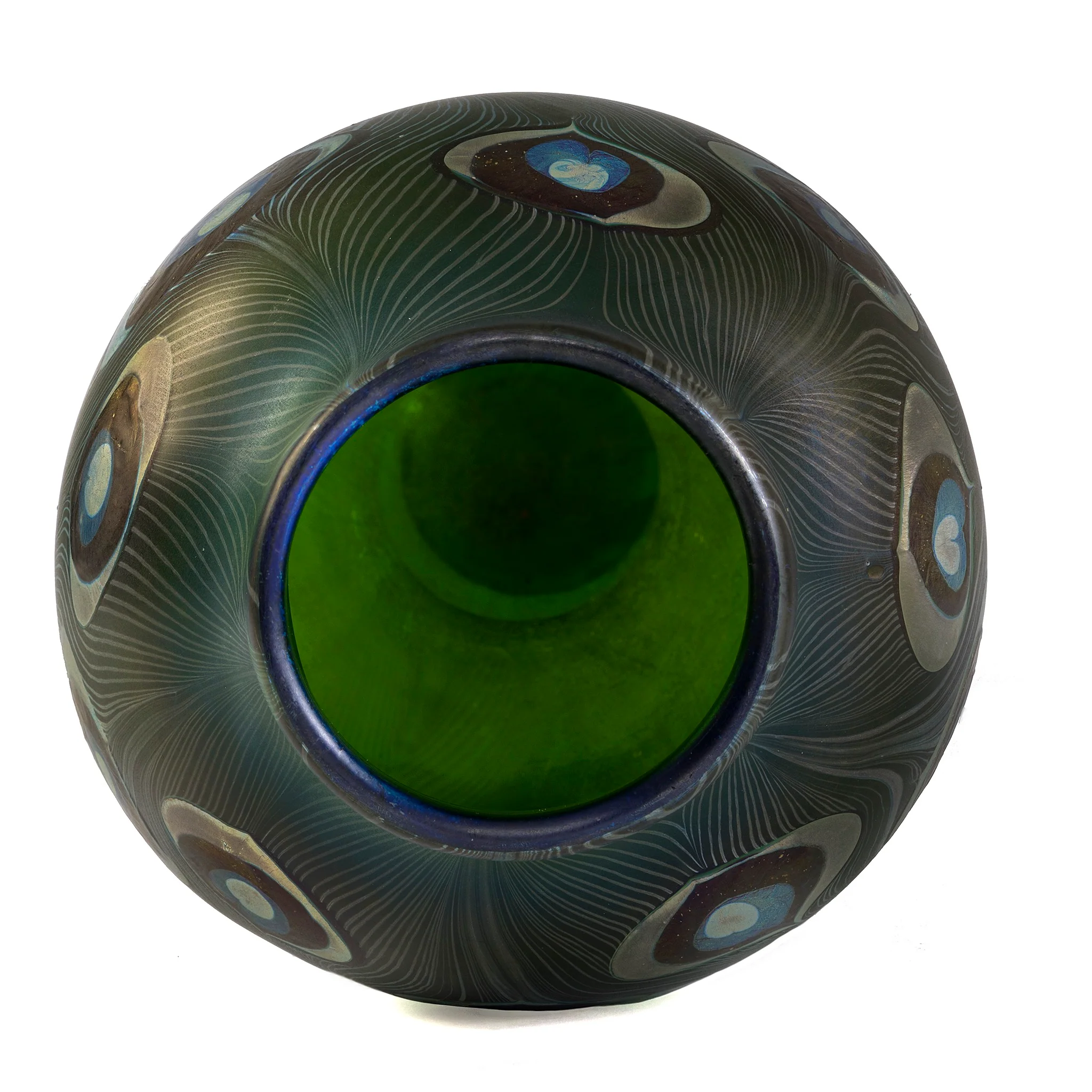 Tiffany Studios New York Monumental "Peacock" Vase - Image 5