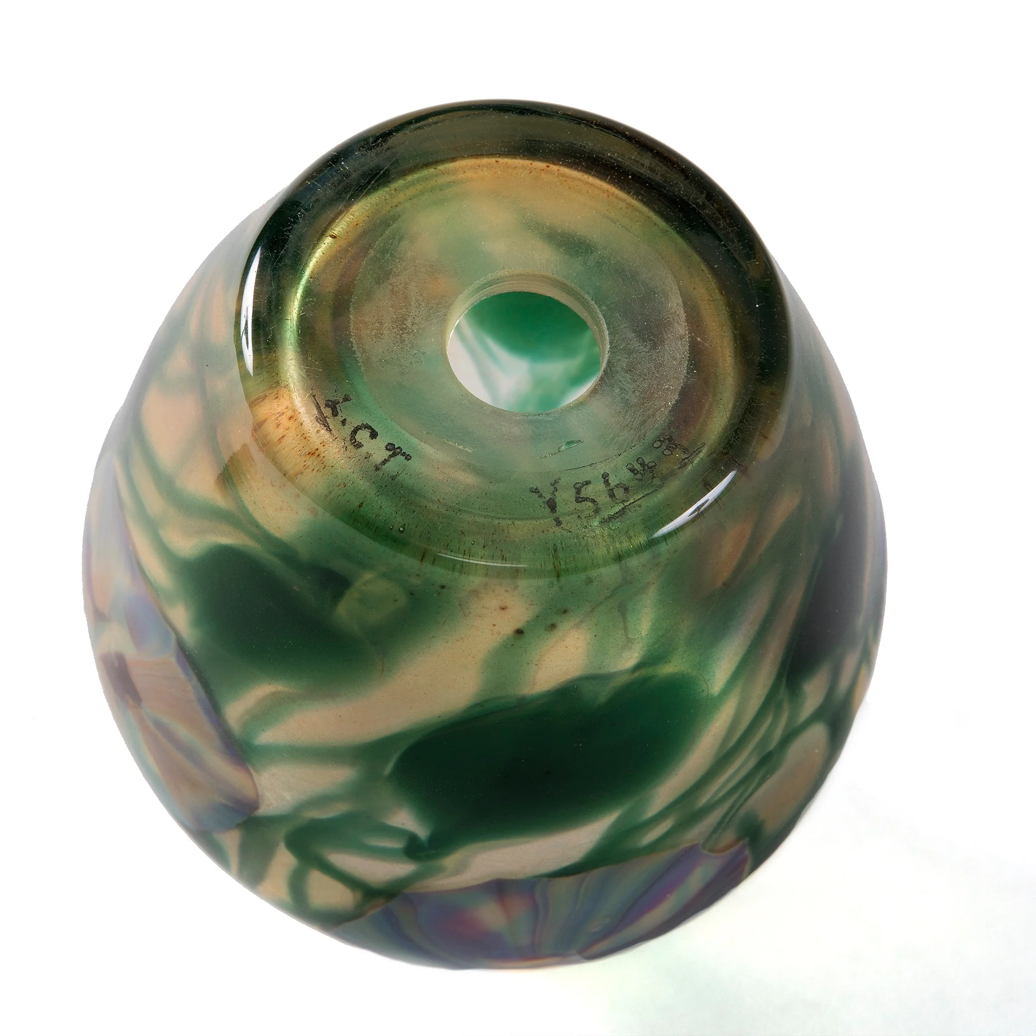 Tiffany Studios New York "Morning Glory" Paperweight Favrile Glass Vase - Image 5