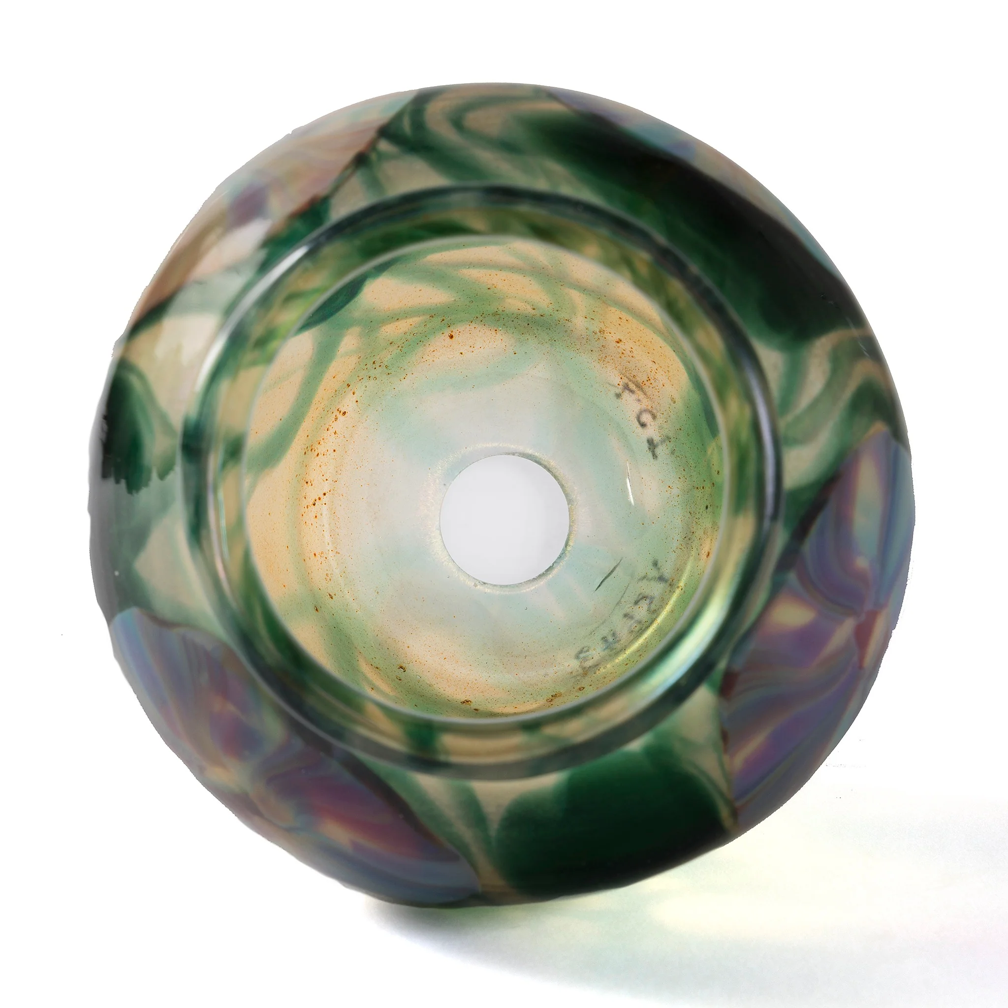 Tiffany Studios New York "Morning Glory" Paperweight Favrile Glass Vase - Image 6