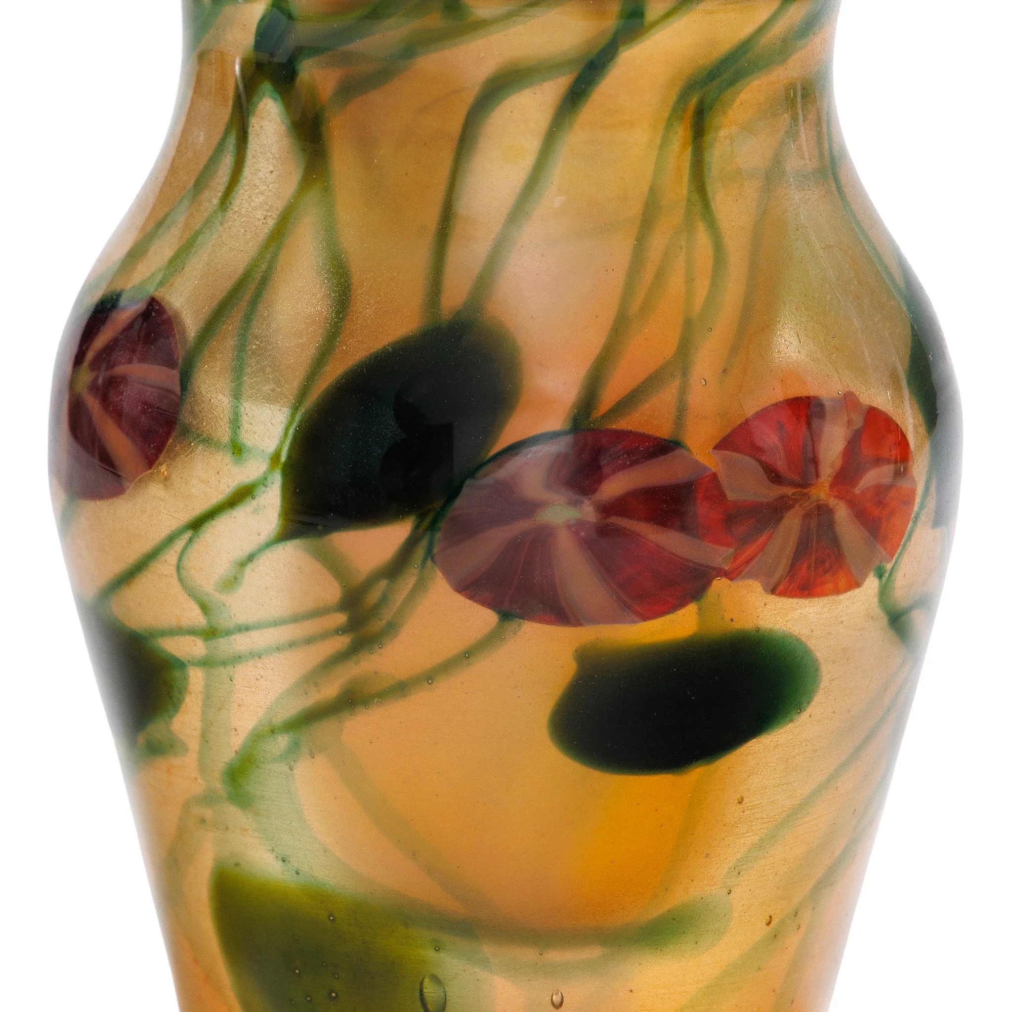 Tiffany Studios New York Morning Glory Paperweight Vase with Insert - Image 3