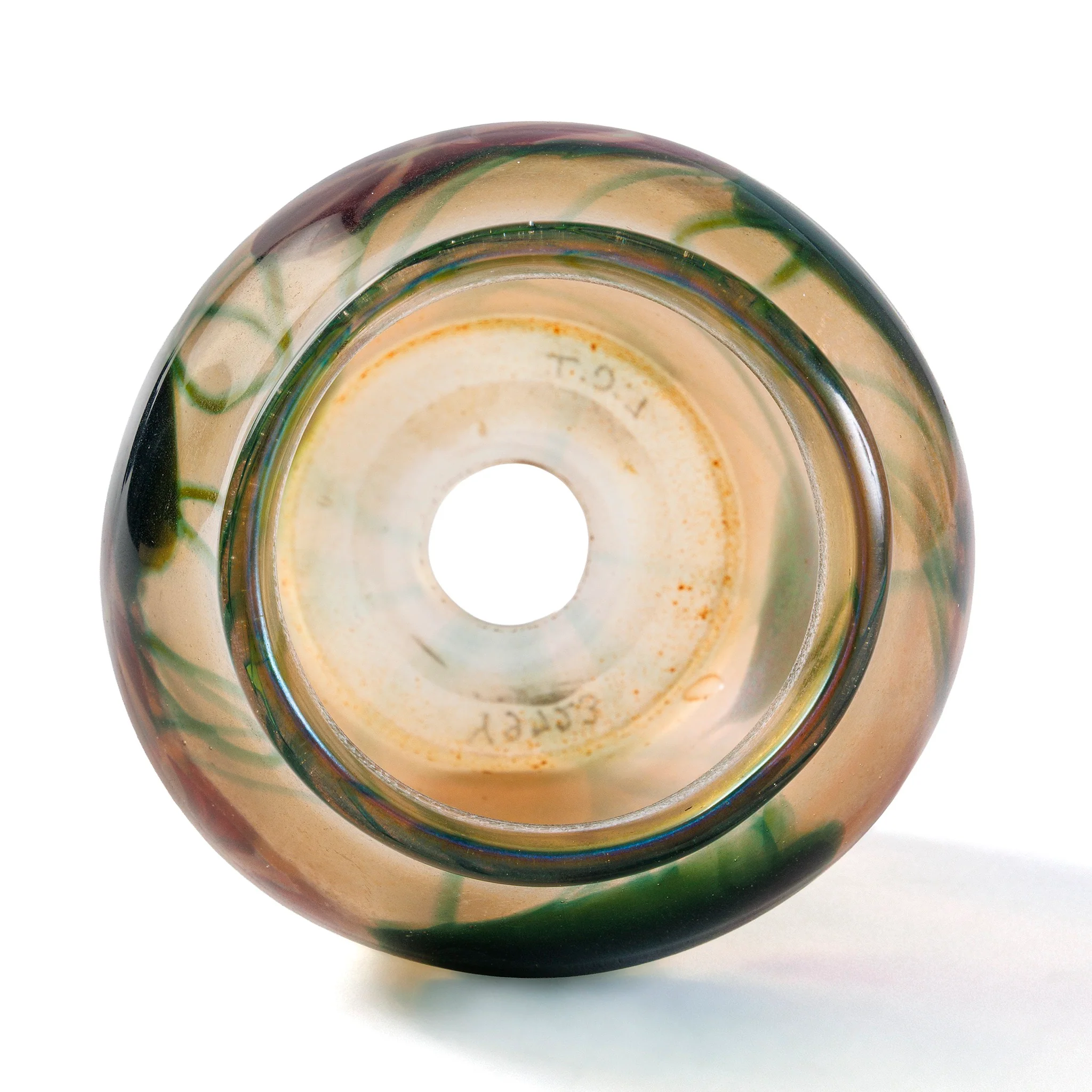 Tiffany Studios New York Morning Glory Paperweight Vase with Insert - Image 4