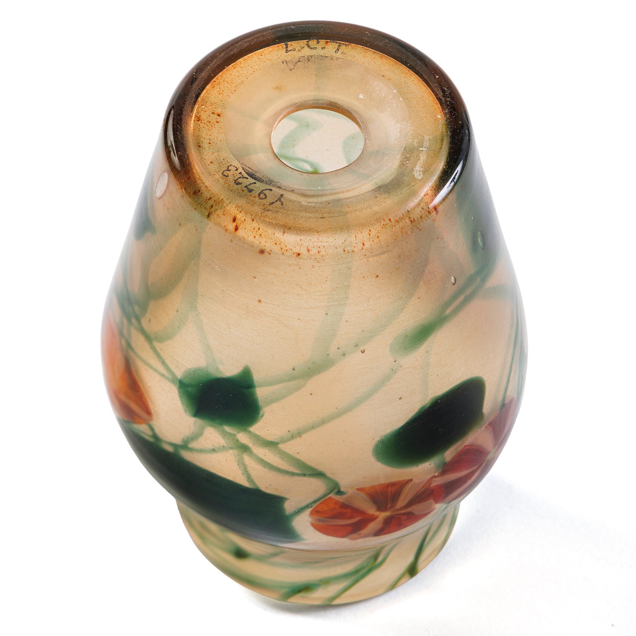 Tiffany Studios New York Morning Glory Paperweight Vase with Insert - Image 5