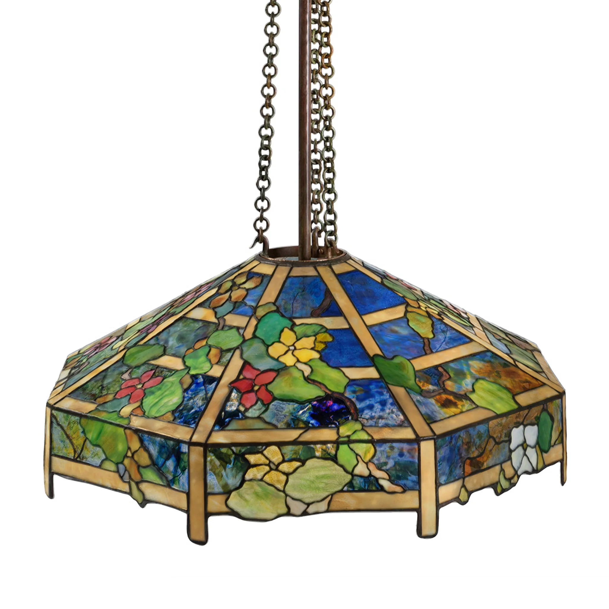 Tiffany Studios New York "Nasturtium" Chandelier - Image 5