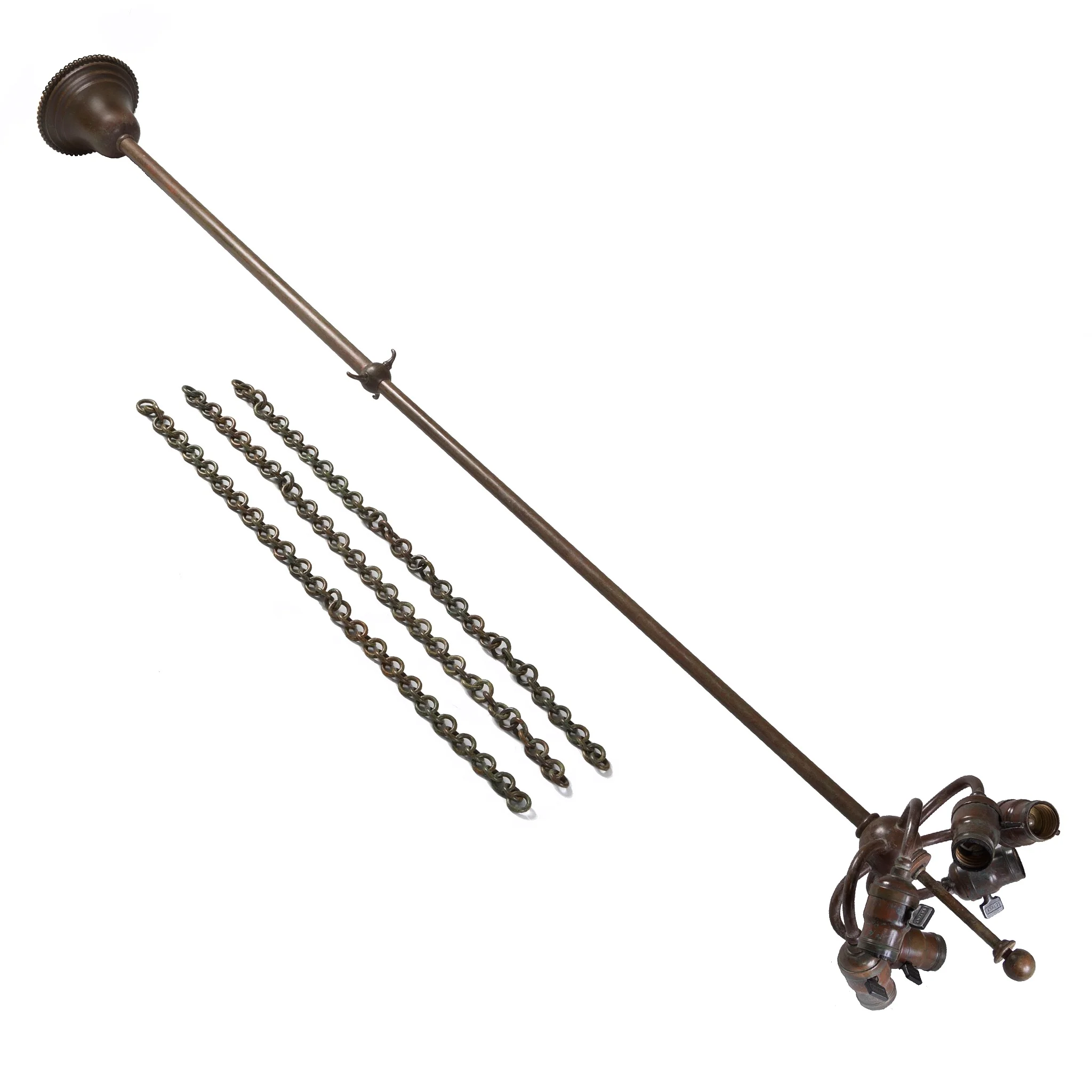 Tiffany Studios New York "Nasturtium" Chandelier - Image 8