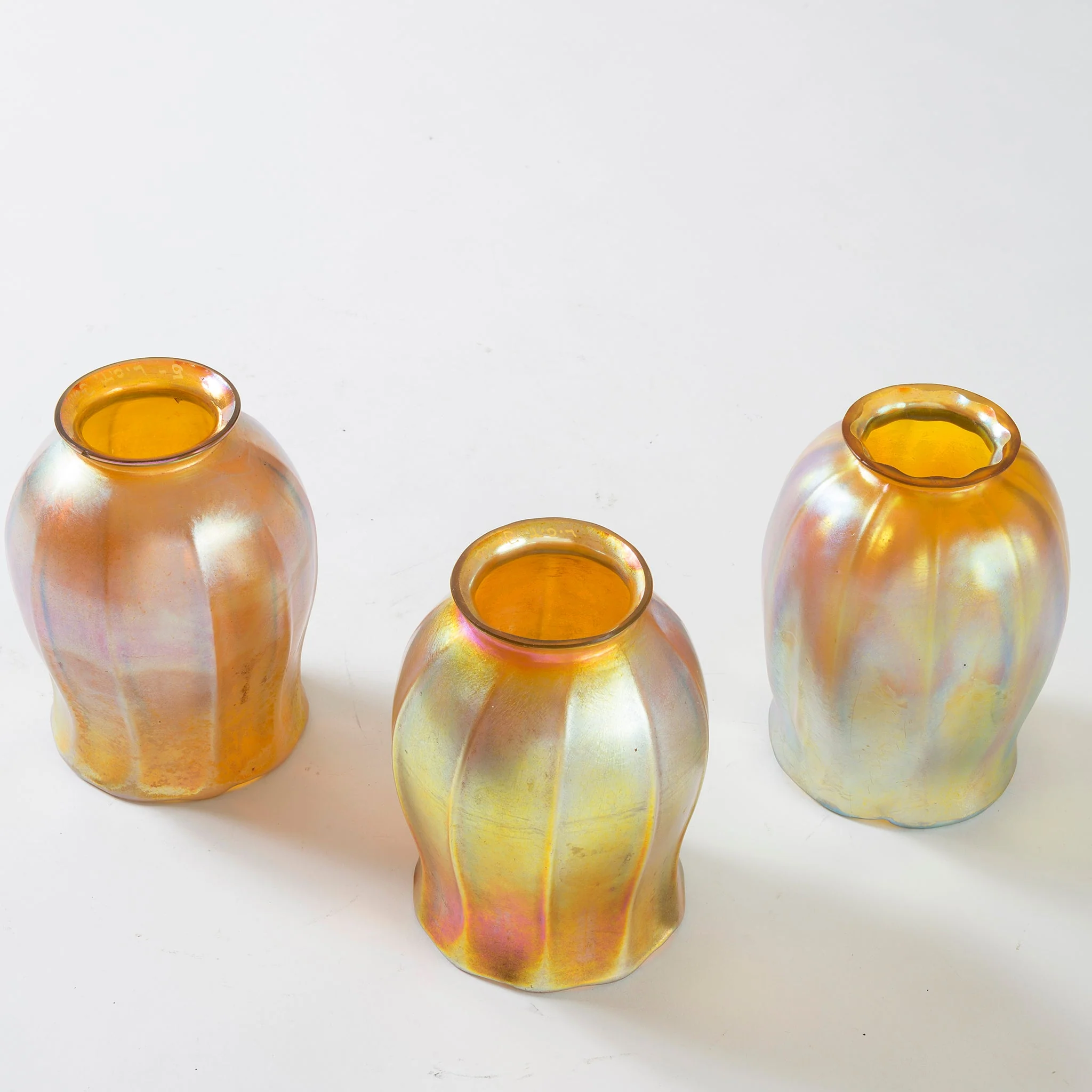 Tiffany Studios New York "Newell Post" Favrile Glass Desk Lamp - Image 4