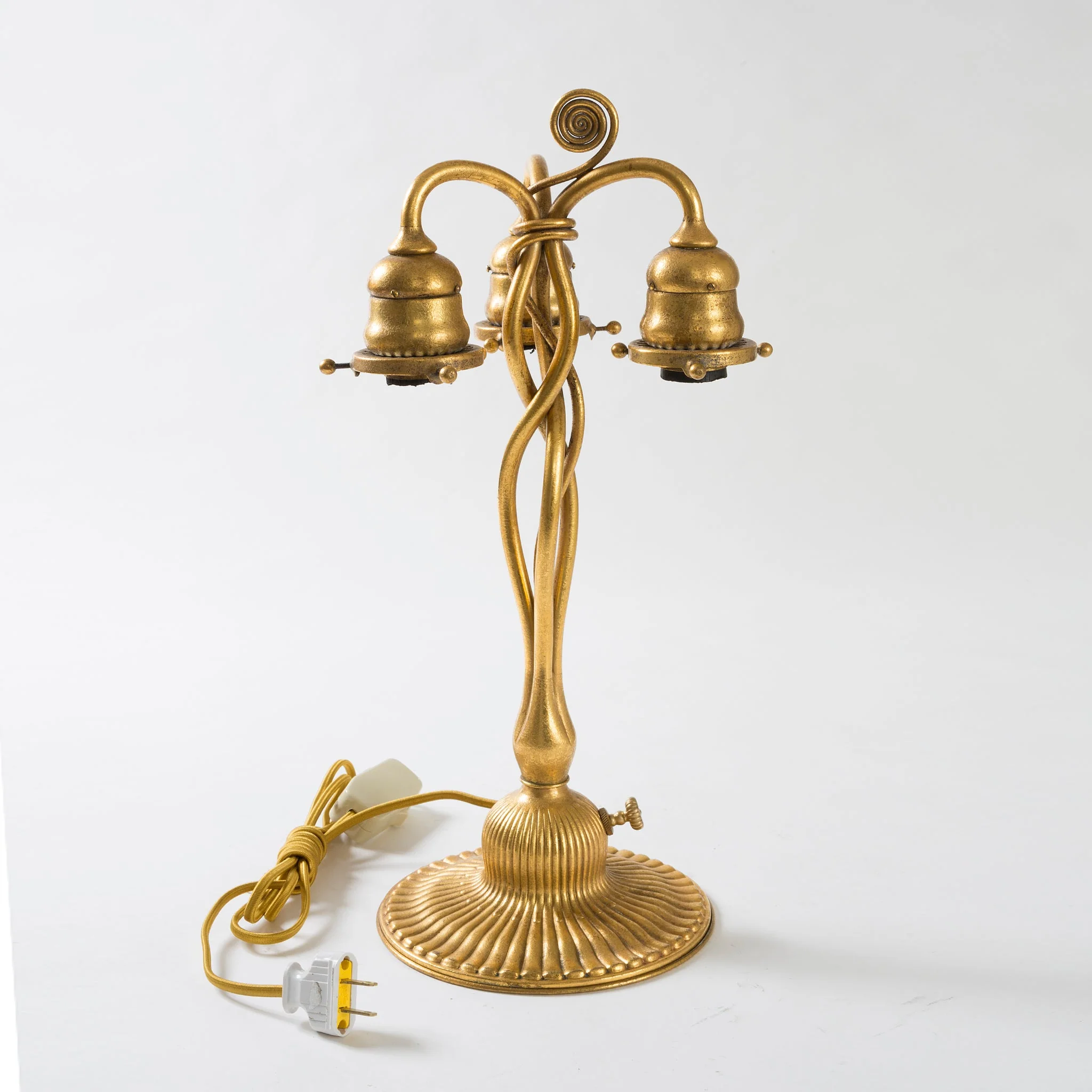 Tiffany Studios New York "Newell Post" Favrile Glass Desk Lamp - Image 5