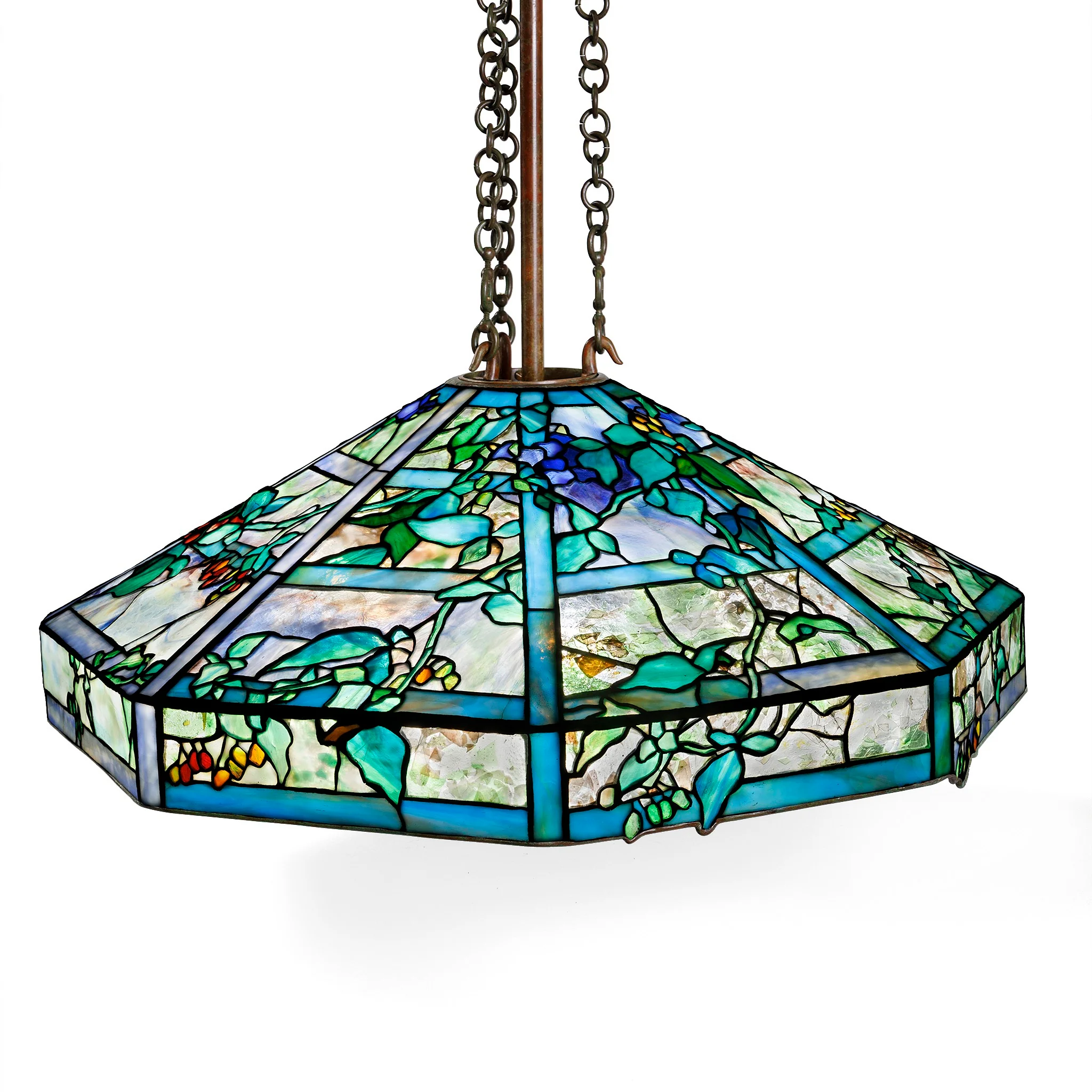 Tiffany Studios New York "October Nightshade" Chandelier - Image 4