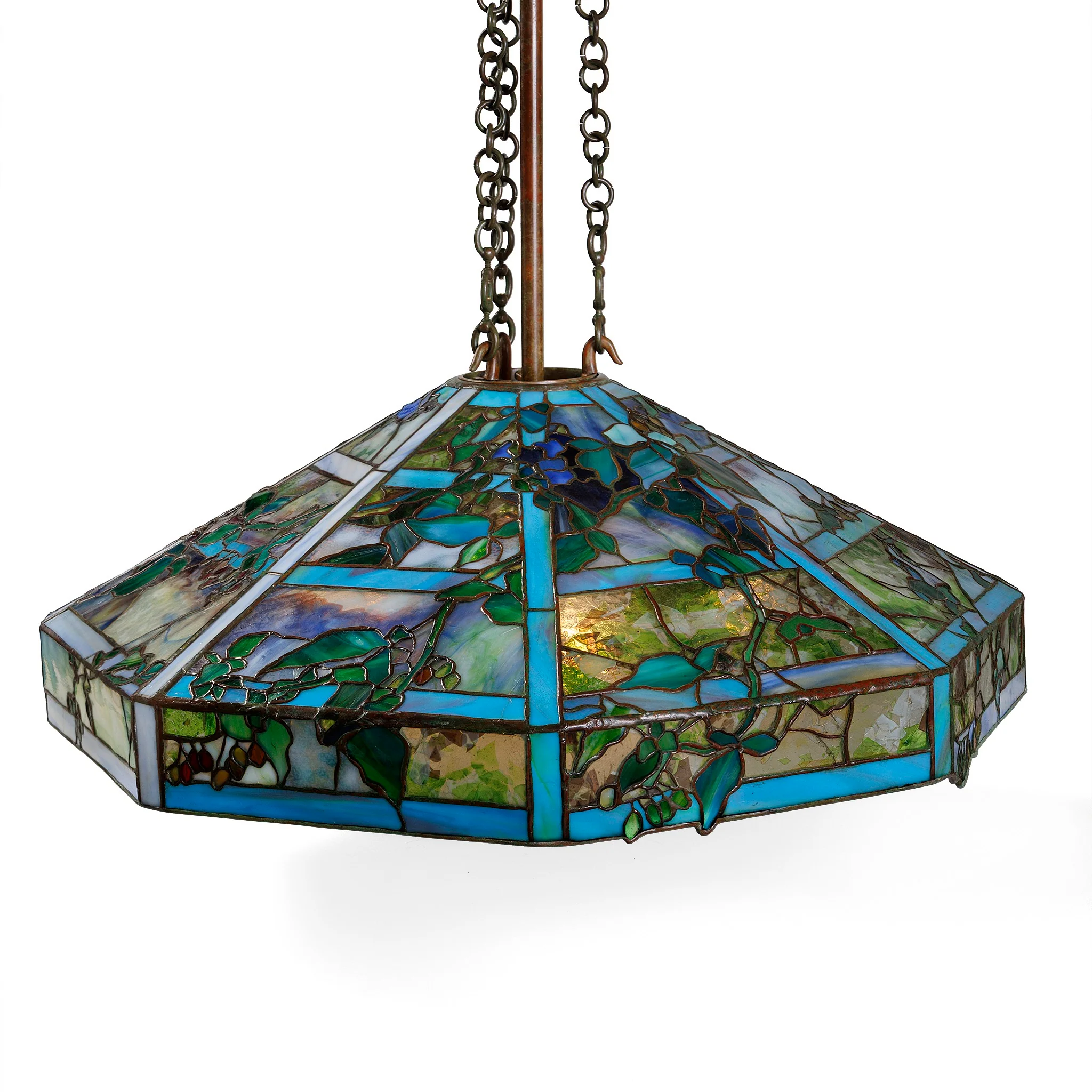 Tiffany Studios New York "October Nightshade" Chandelier - Image 5
