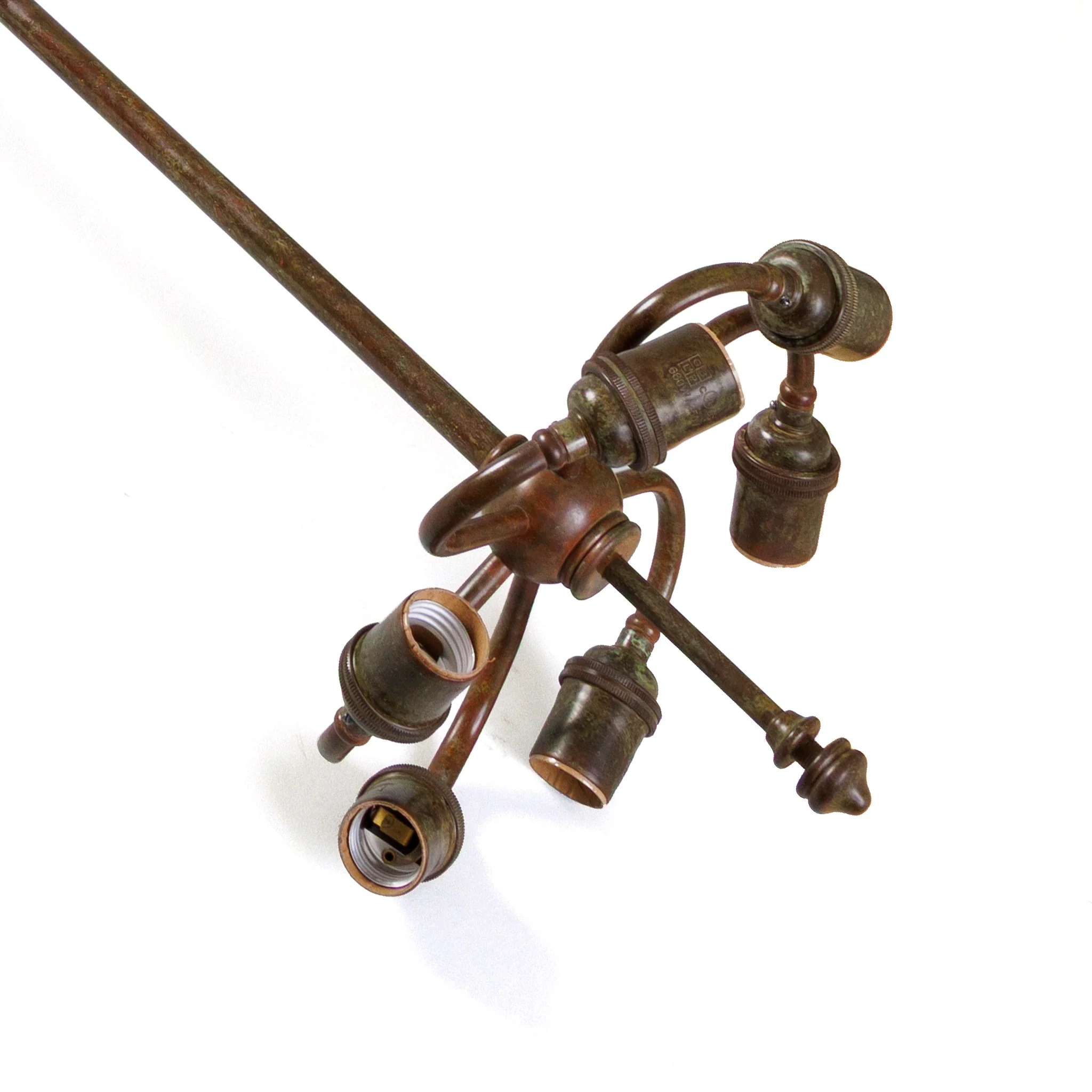 Tiffany Studios New York "October Nightshade" Chandelier - Image 7