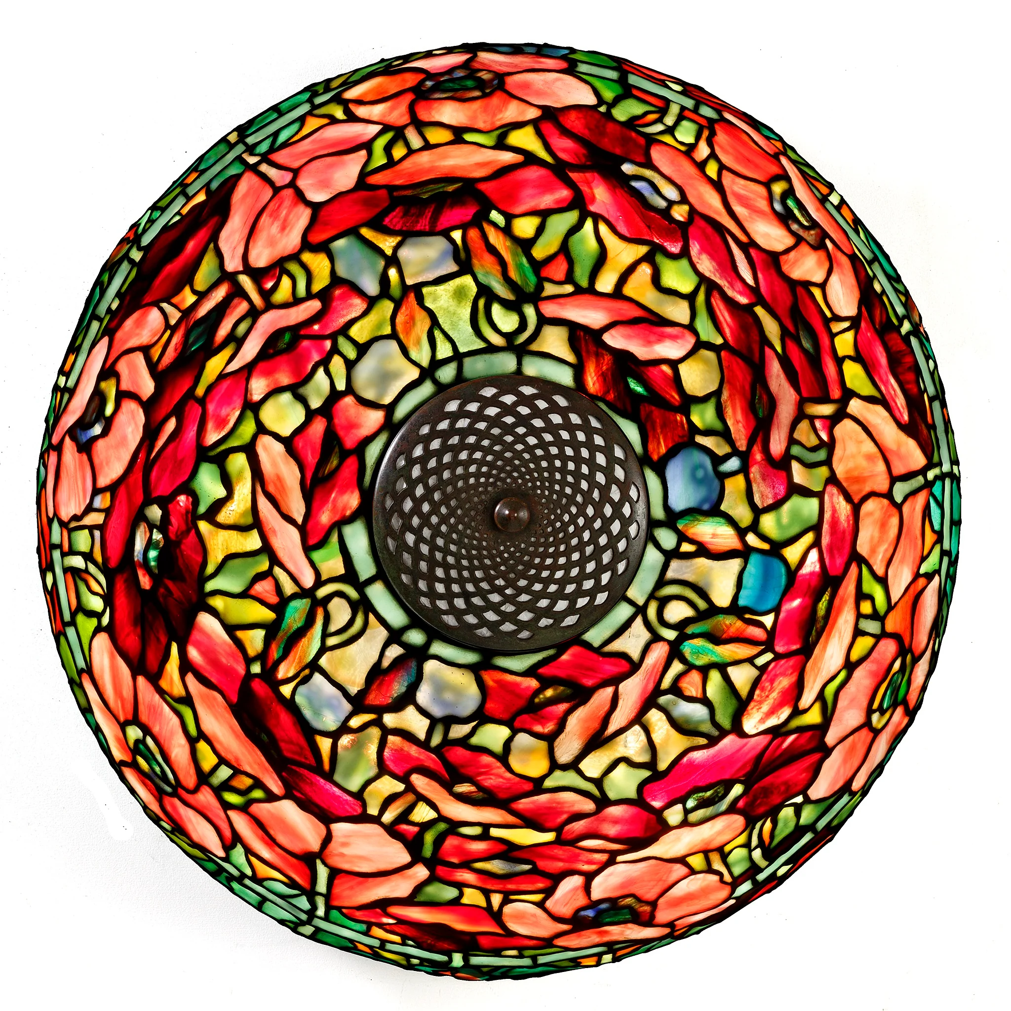 Tiffany Studios New York Pair of "Oriental Poppy" Table Lamps - Image 11