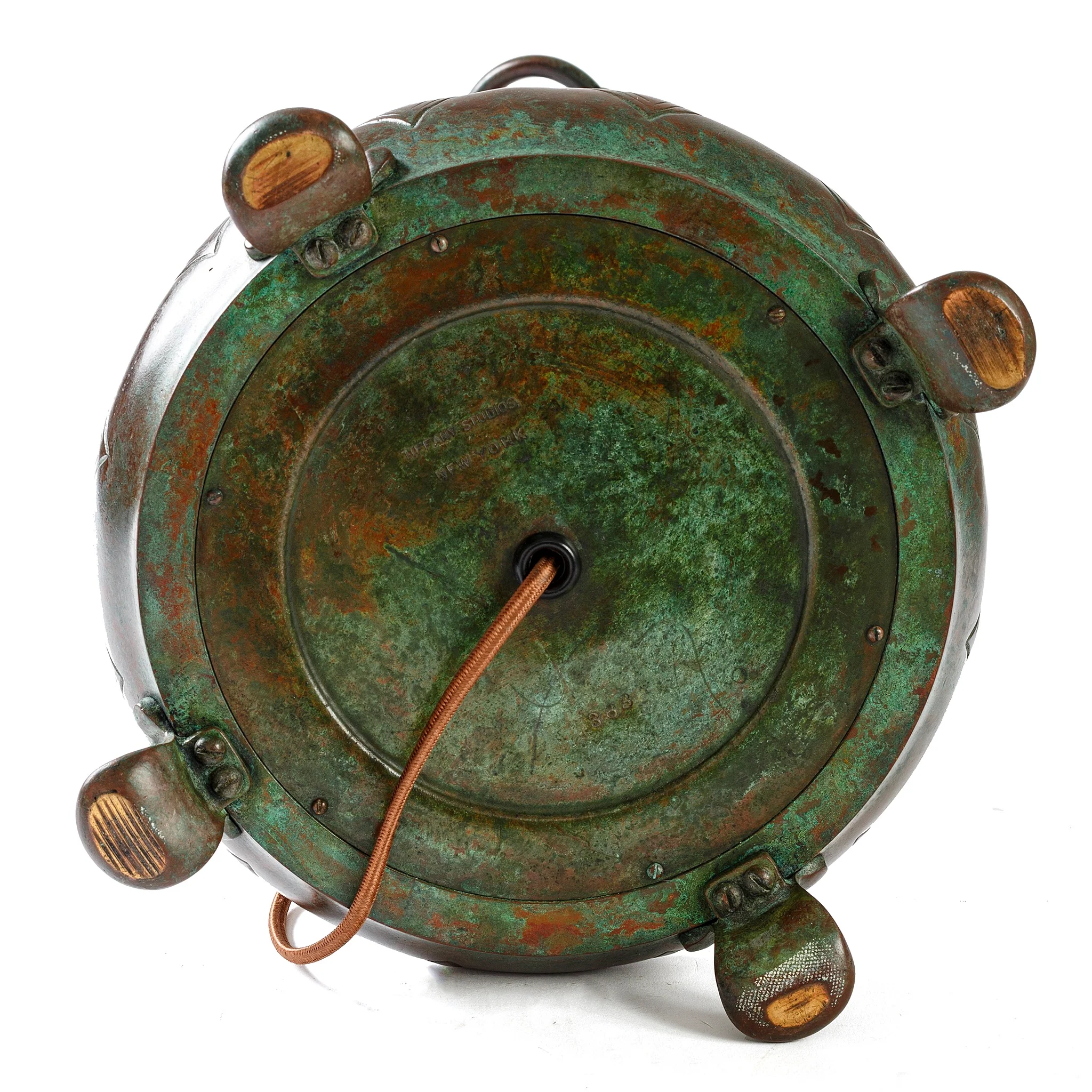 Tiffany Studios New York Pair of "Oriental Poppy" Table Lamps - Image 15