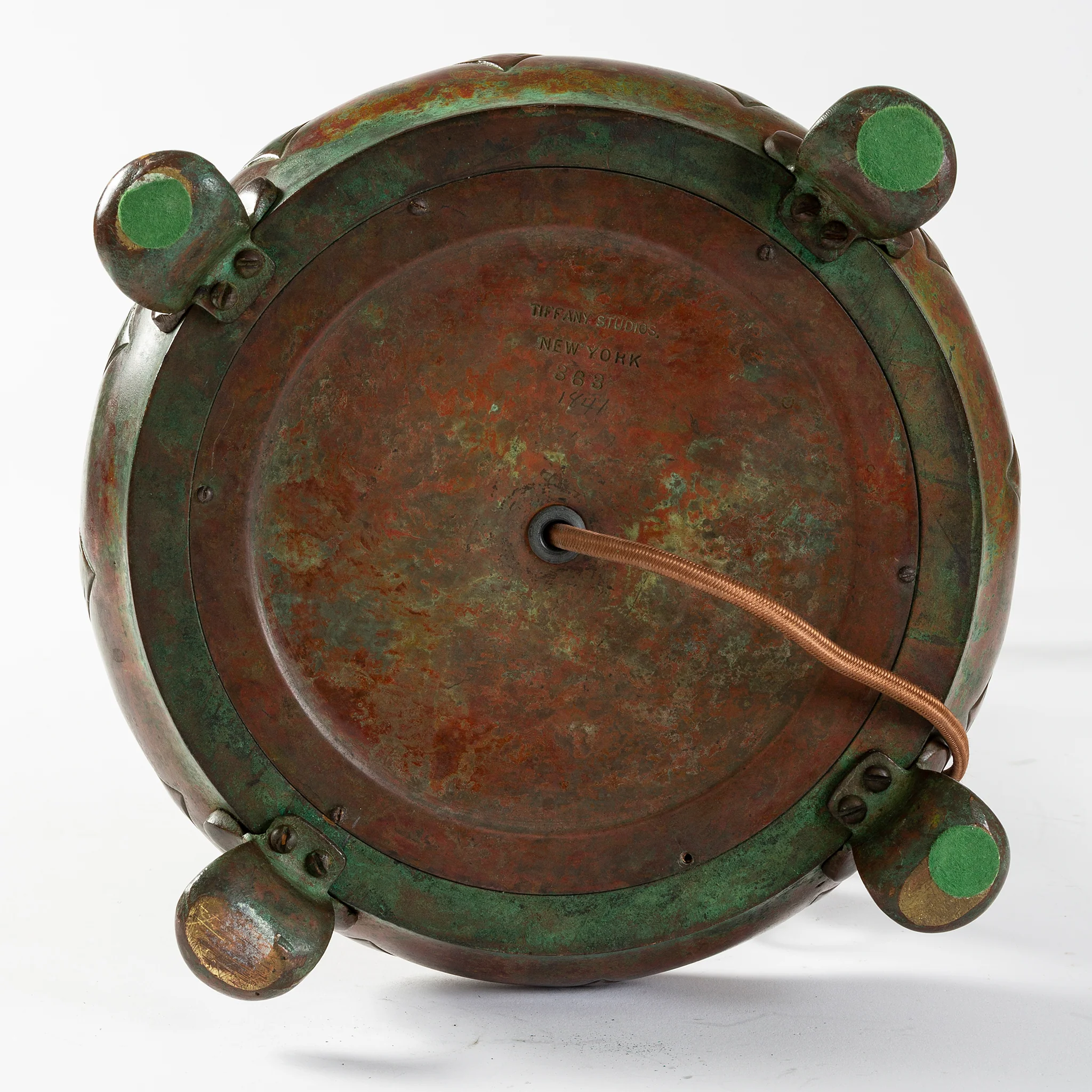 Tiffany Studios New York Pair of "Oriental Poppy" Table Lamps - Image 8