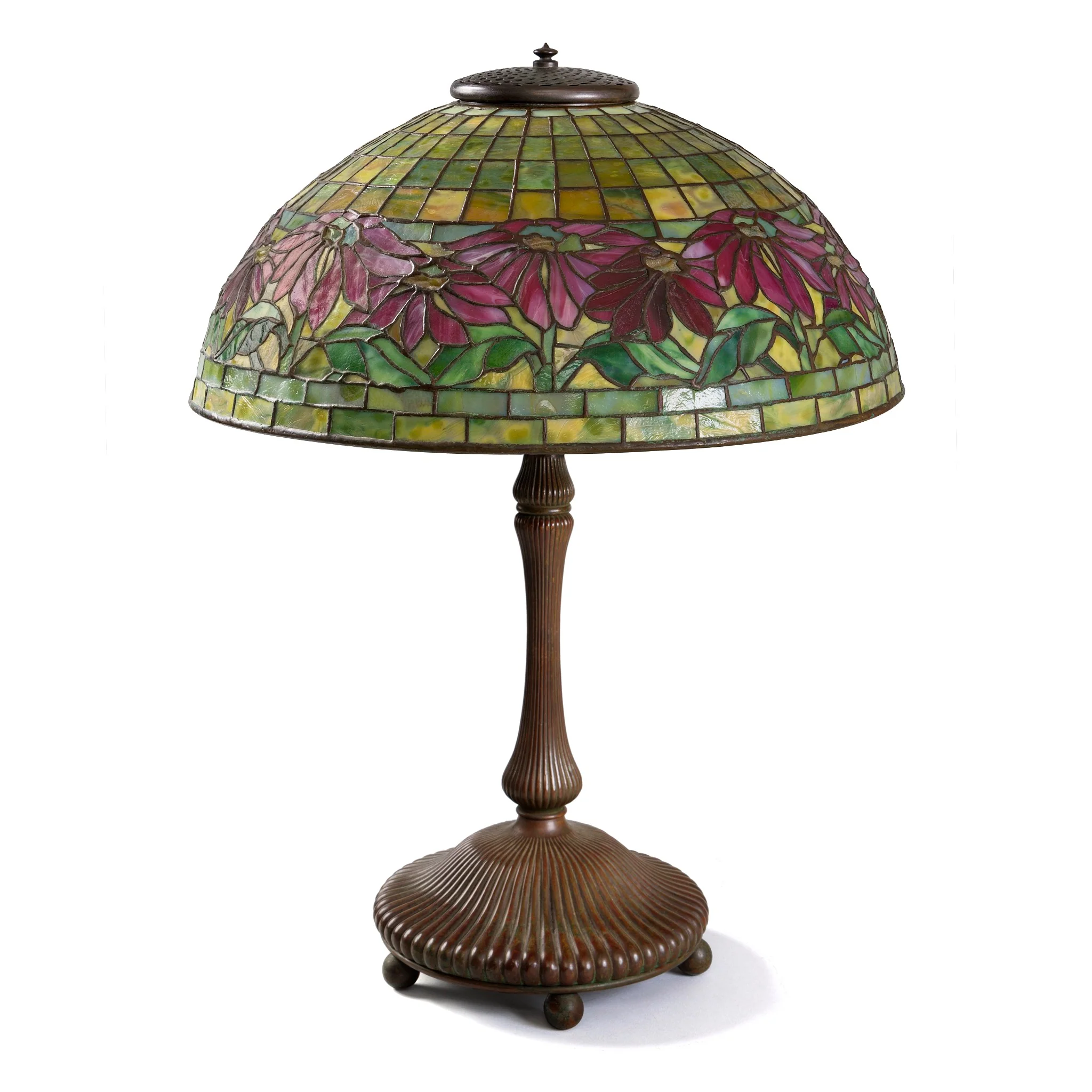 Tiffany Studios New York "Poinsettia" Table Lamp - Image 3