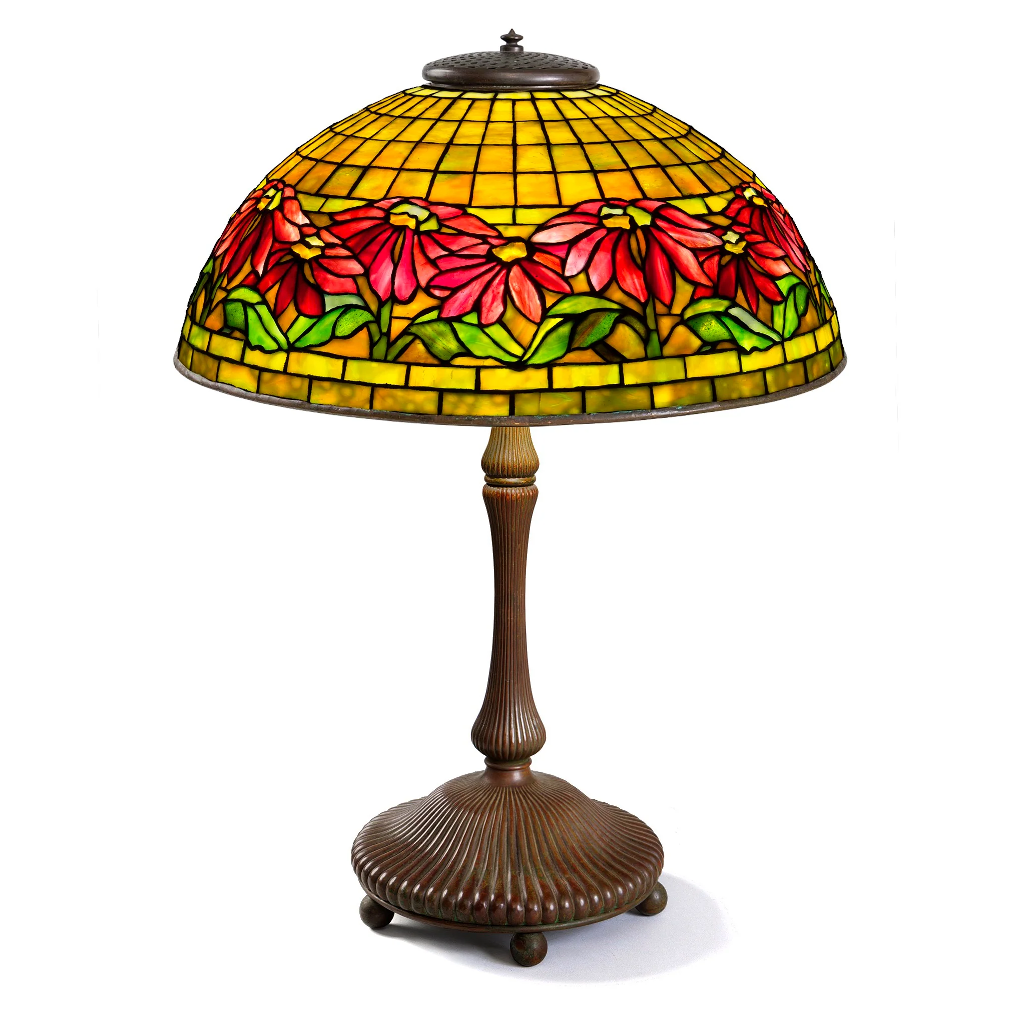Tiffany Studios New York "Poinsettia" Table Lamp - Image 4