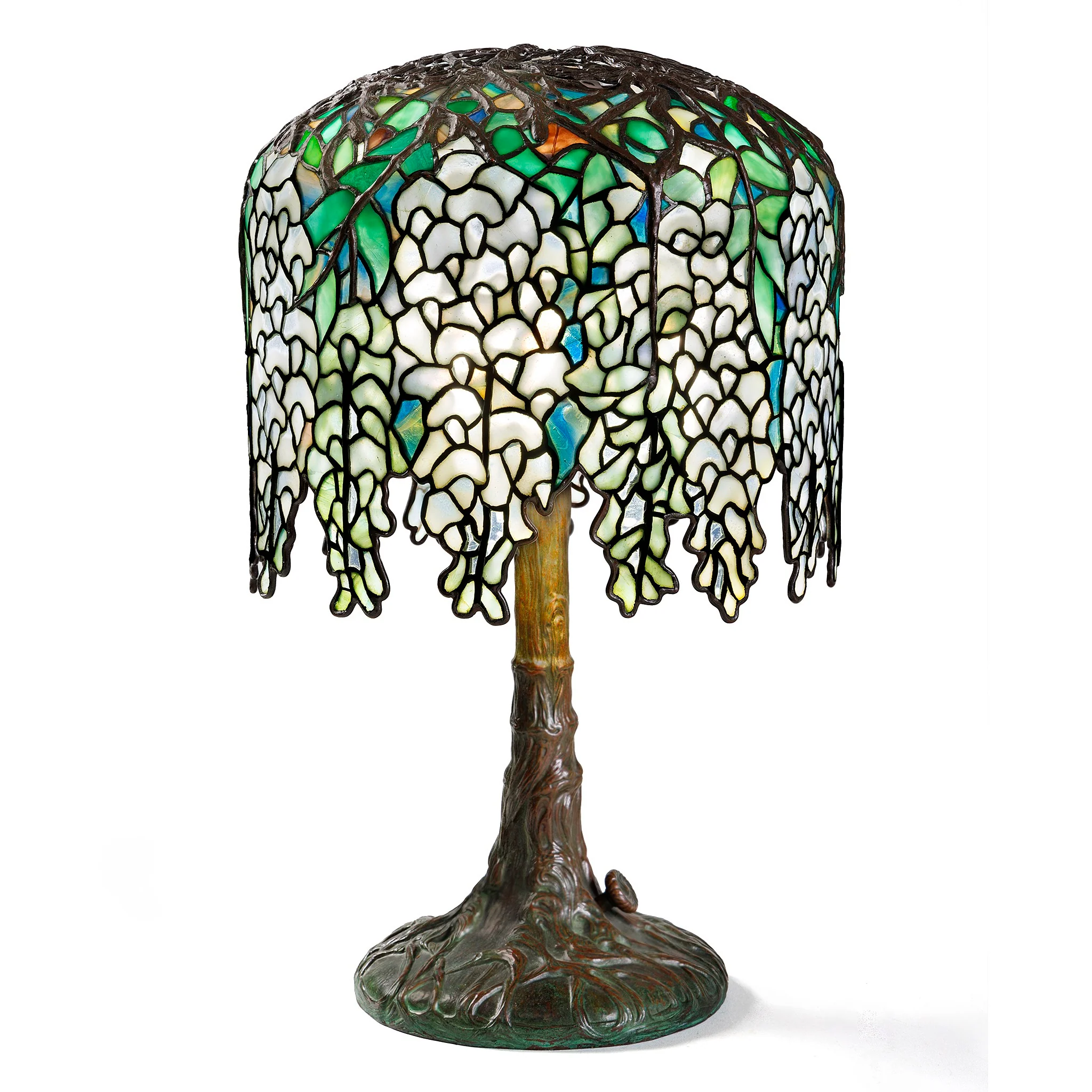 Tiffany Studios New York “Pony Wisteria" Table Lamp - Image 4
