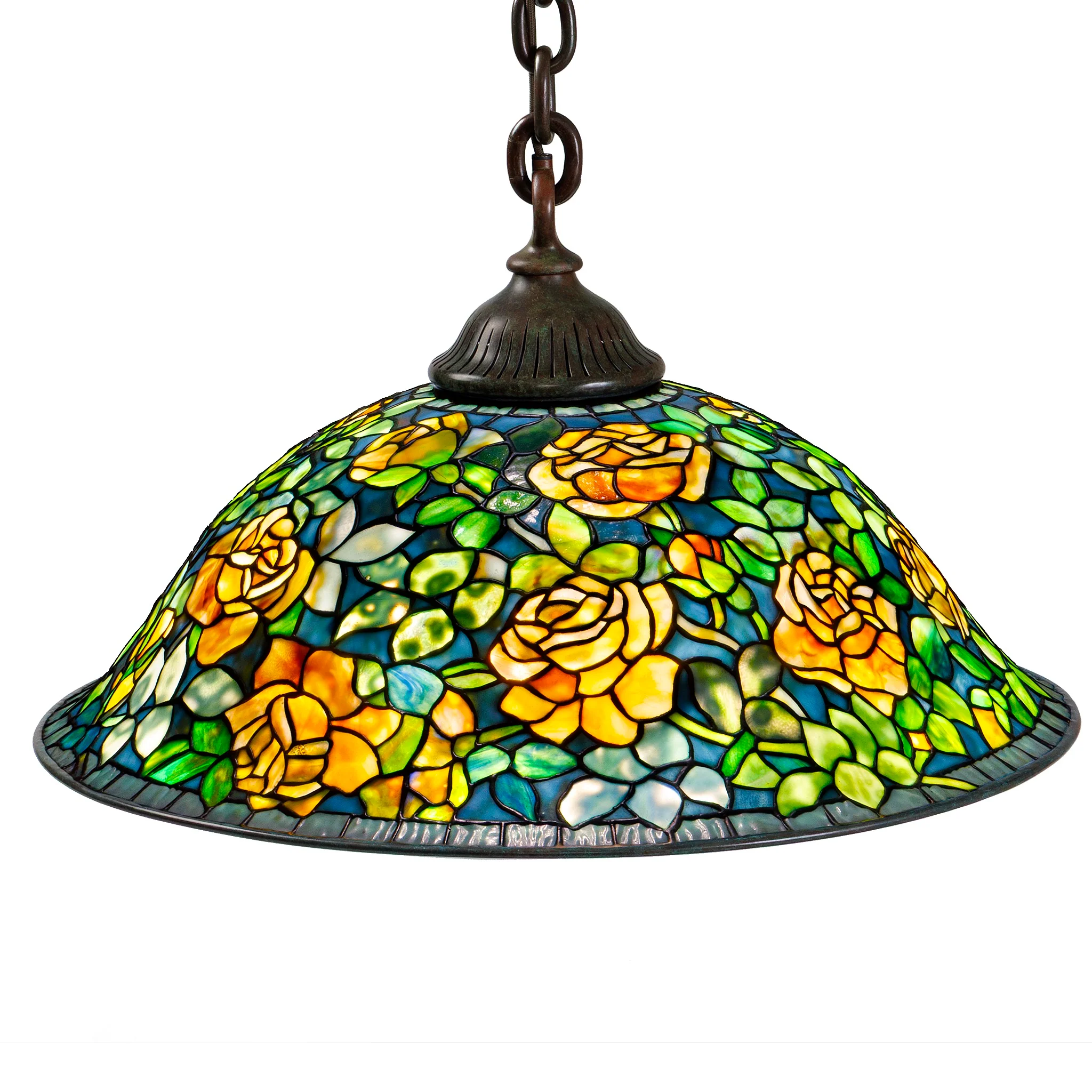 Tiffany Studios New York "Rose Bush" Chandelier - Image 4