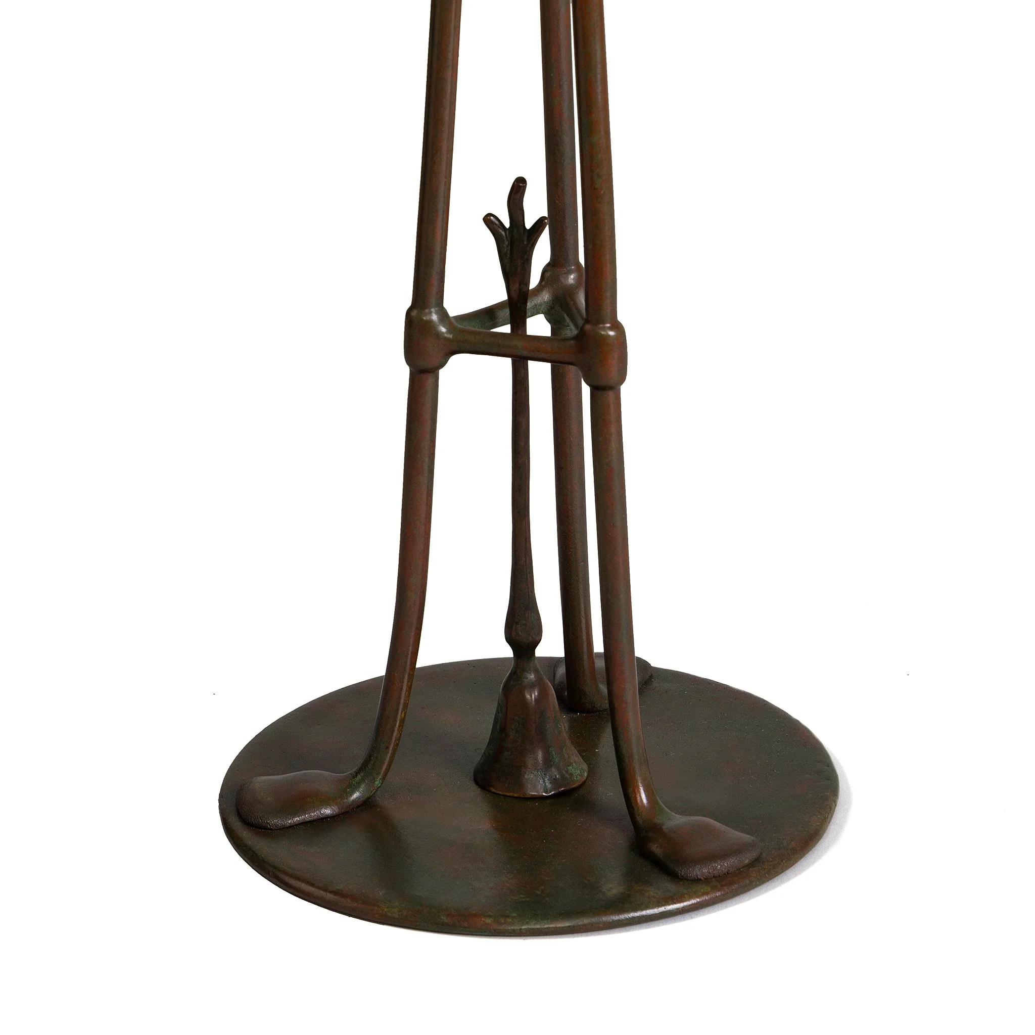Tiffany Studios New York "Tripod" Candlestick with Snuffer - Image 4