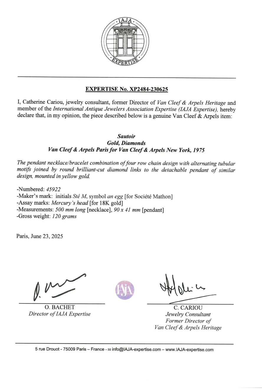 Van Cleef & Arpels Paris Pendant Necklace - Image 6