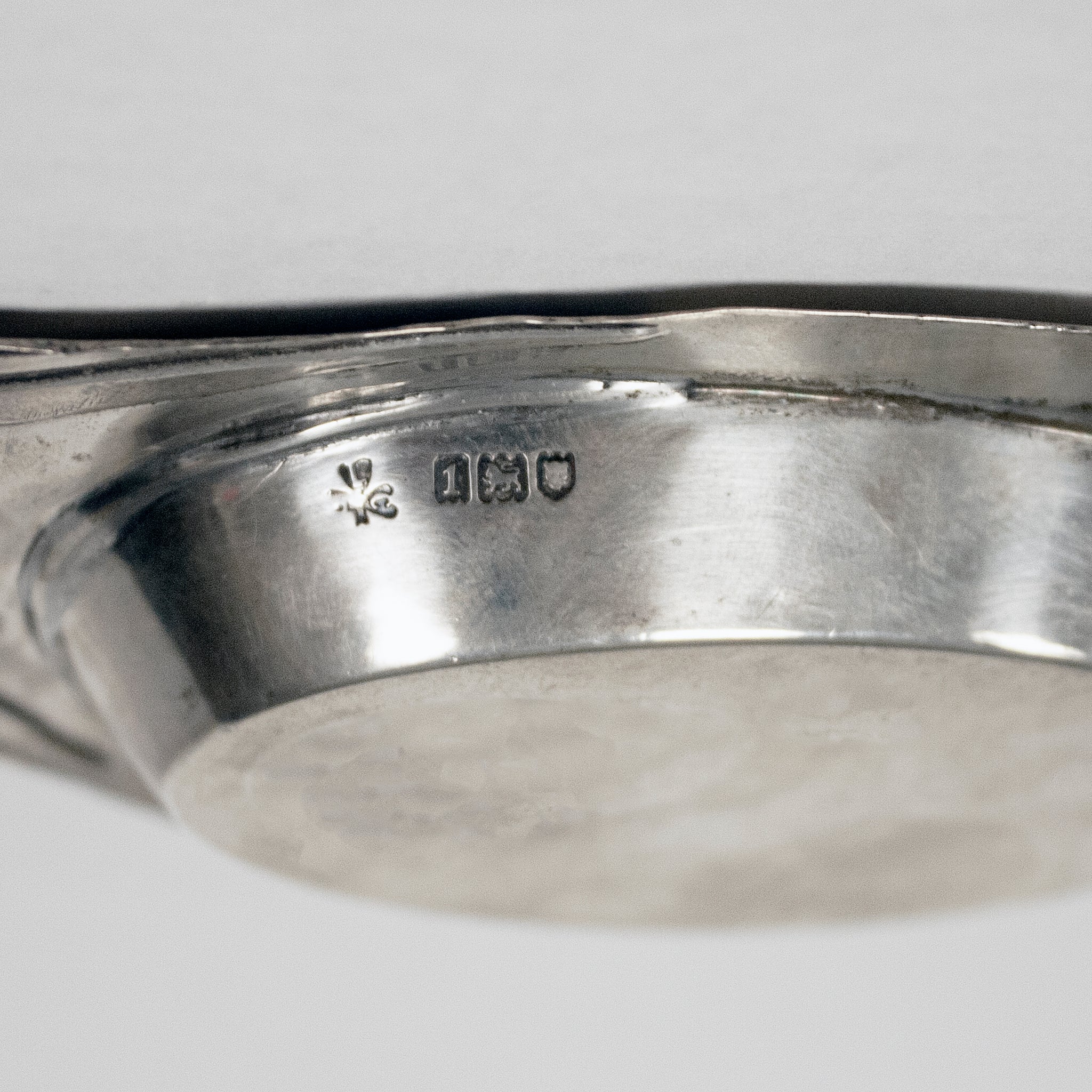 William Hutton & Sons, Ltd. Silver and Enamel Dish - Image 4